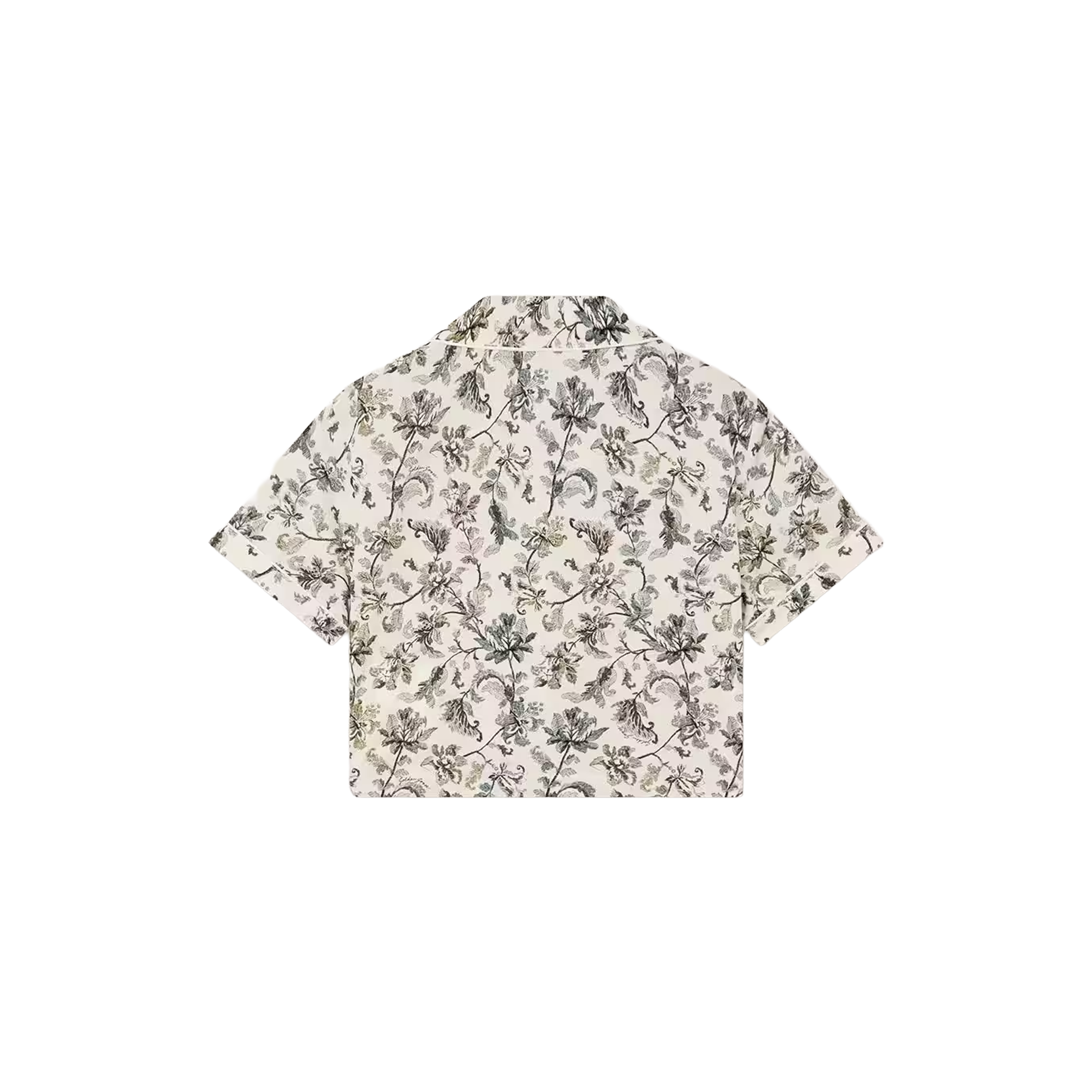 Camisa Blanca Golden Goose Flower Print