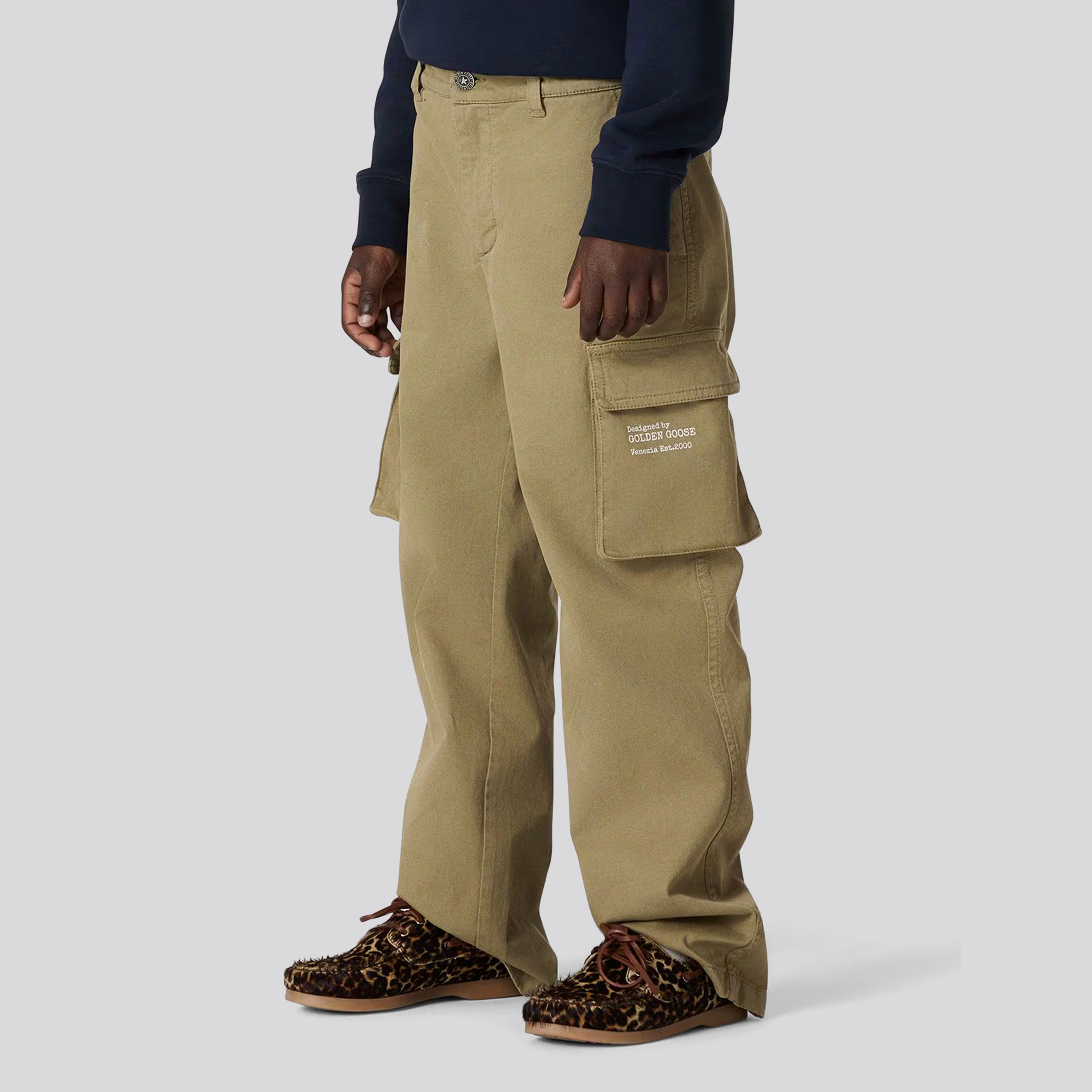 Pantalón Verde Golden Goose