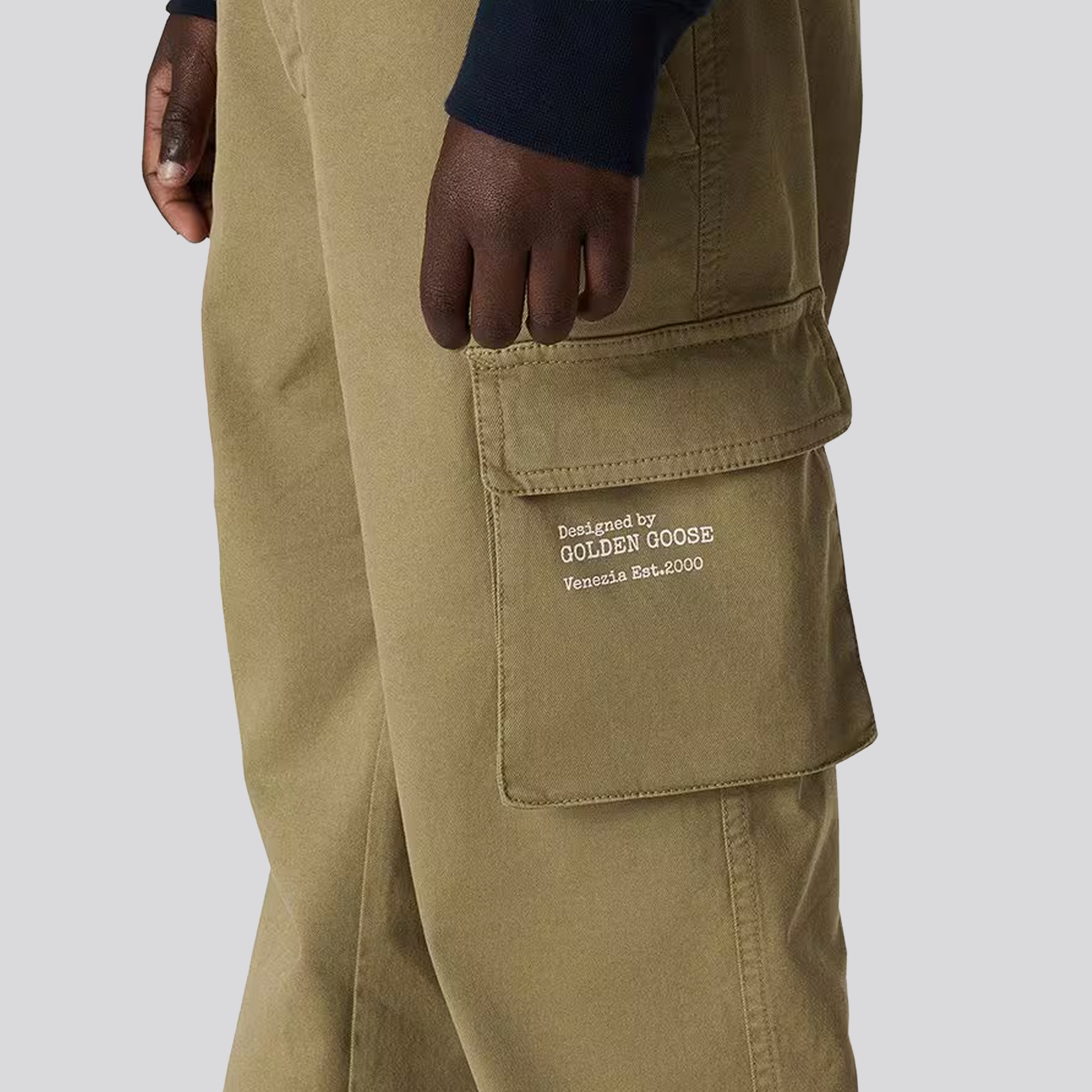 Pantalón Verde Golden Goose