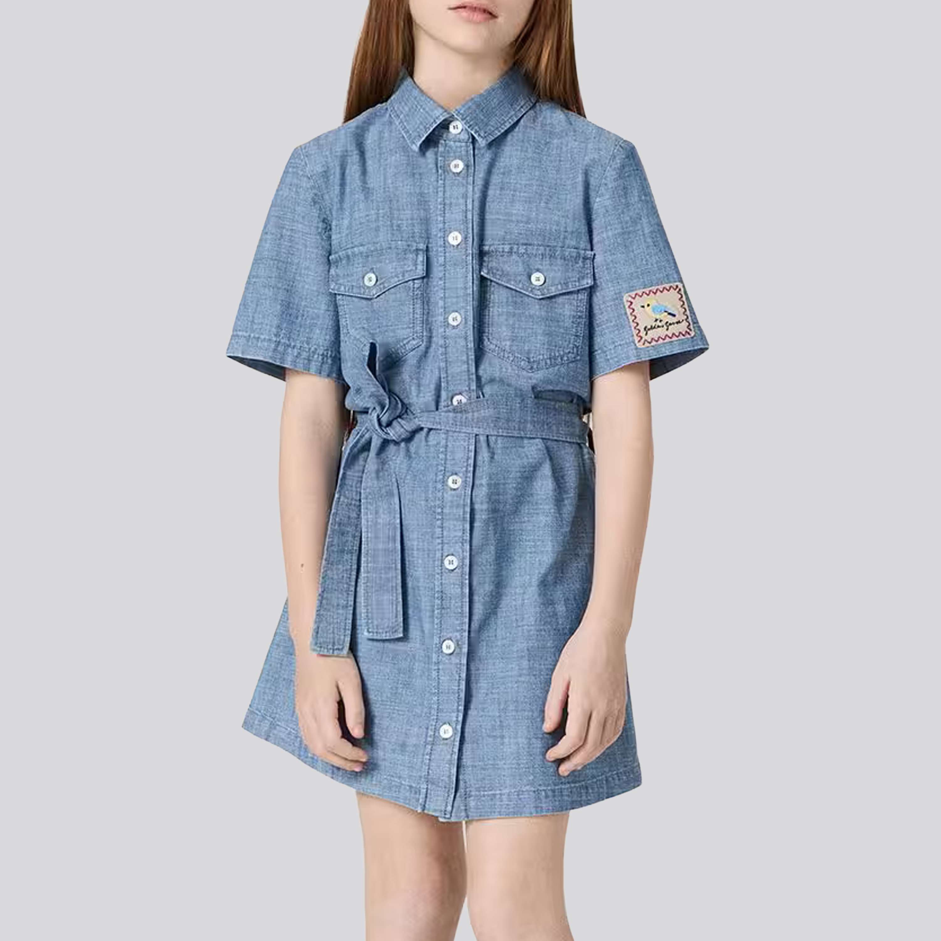Vestido Denim Golden Goose Chambray Label