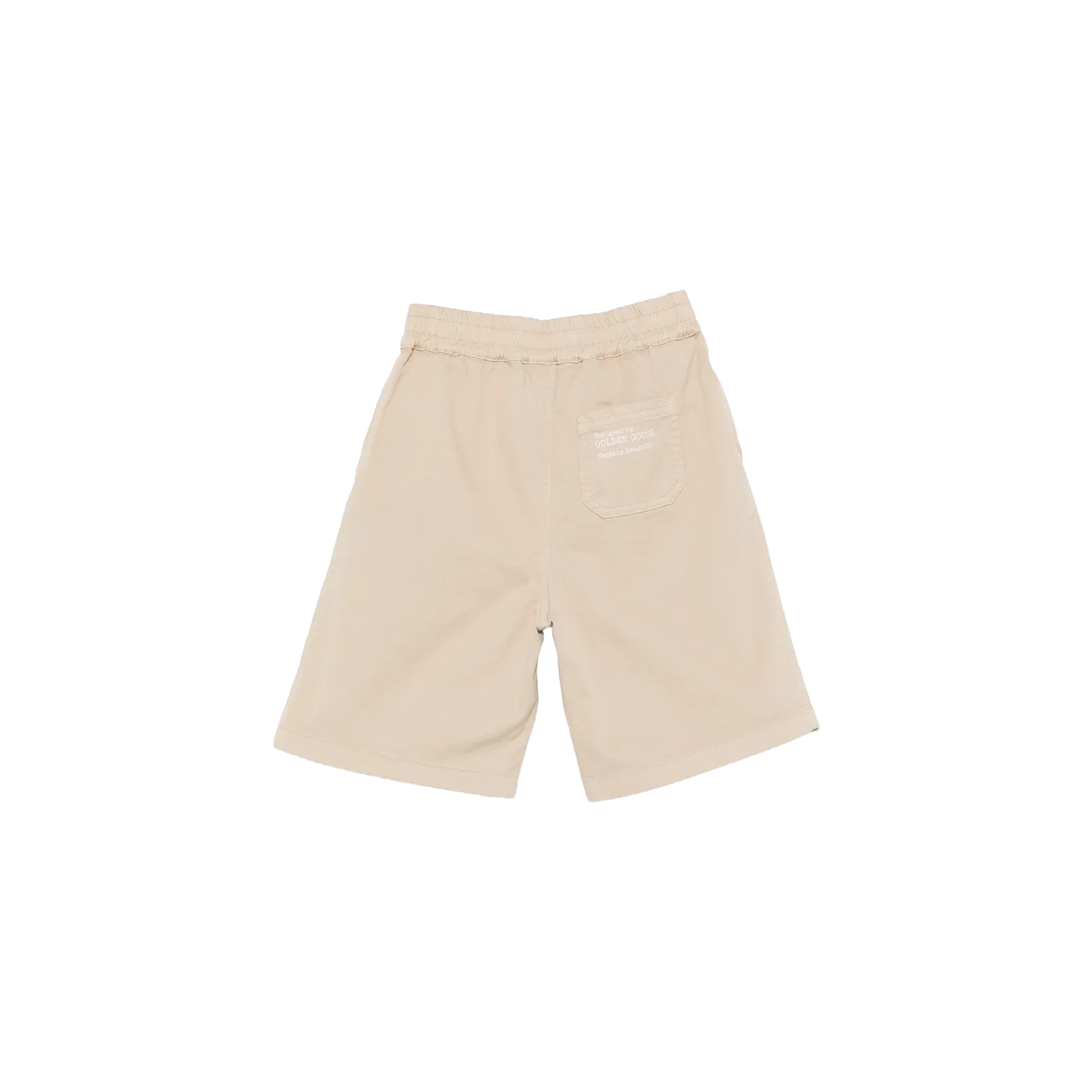 Short Beige Golden Goose Print