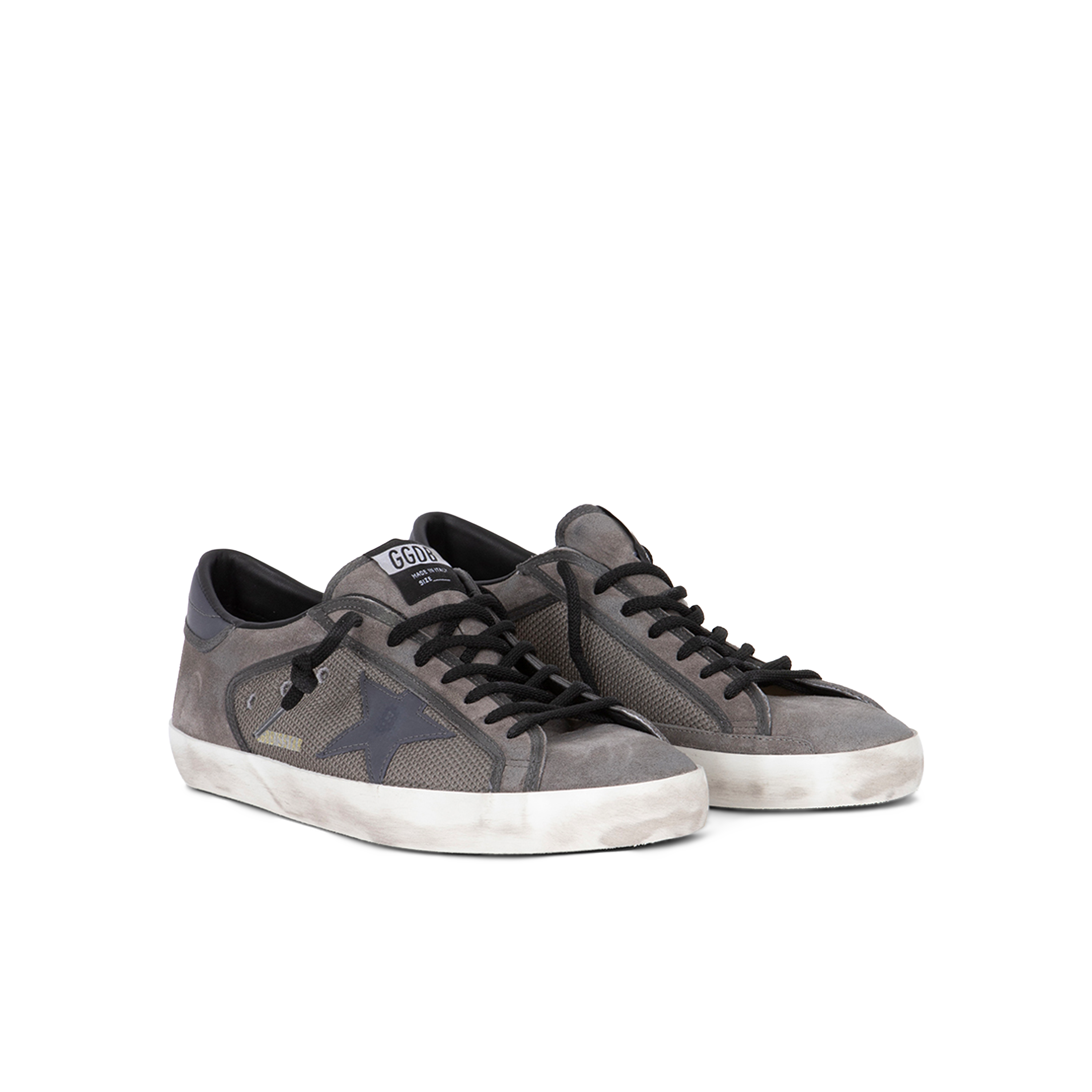 Sneakers Gris Golden Goose Super-Star Suede