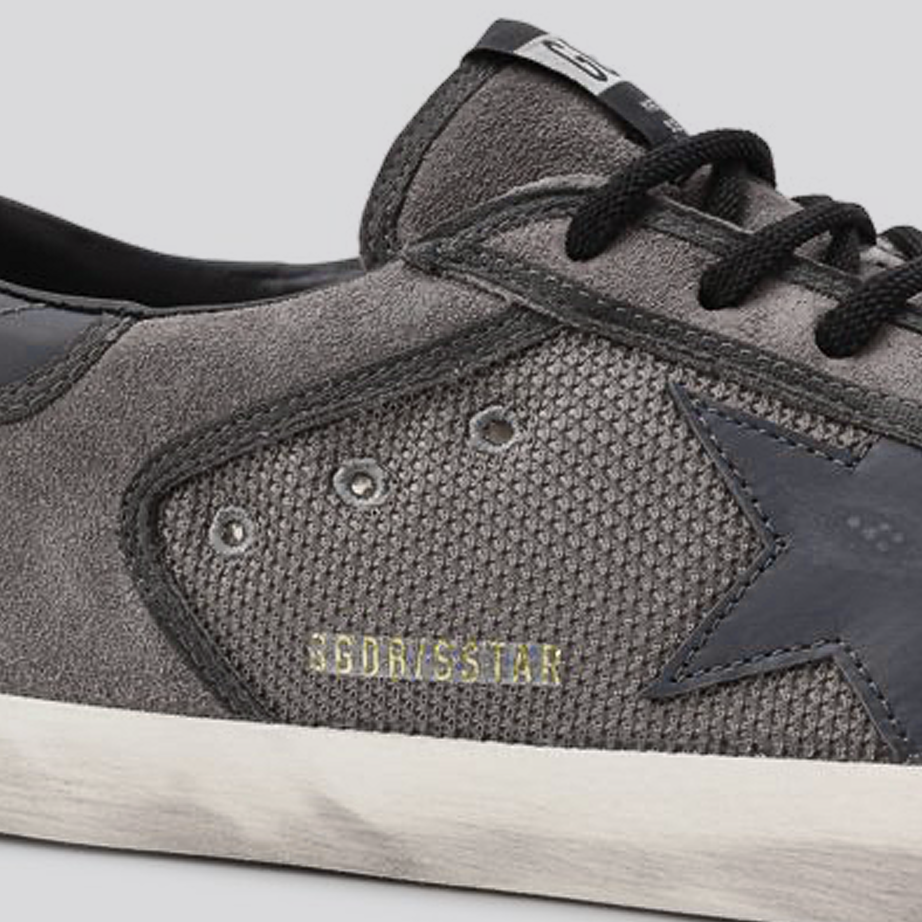 Sneakers Gris Golden Goose Super-Star Suede