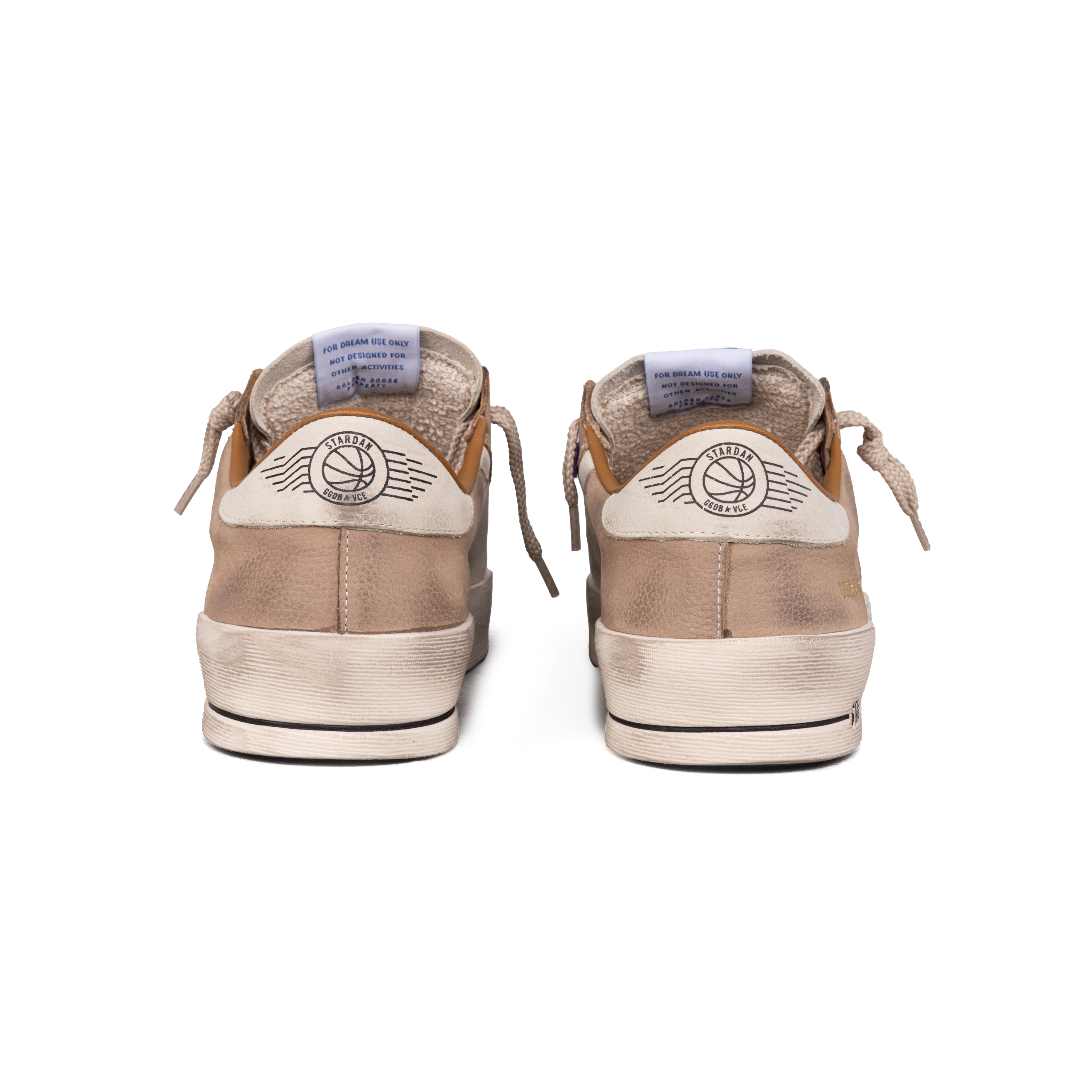 Sneakers Beige Golden Goose Stardan Nabuk