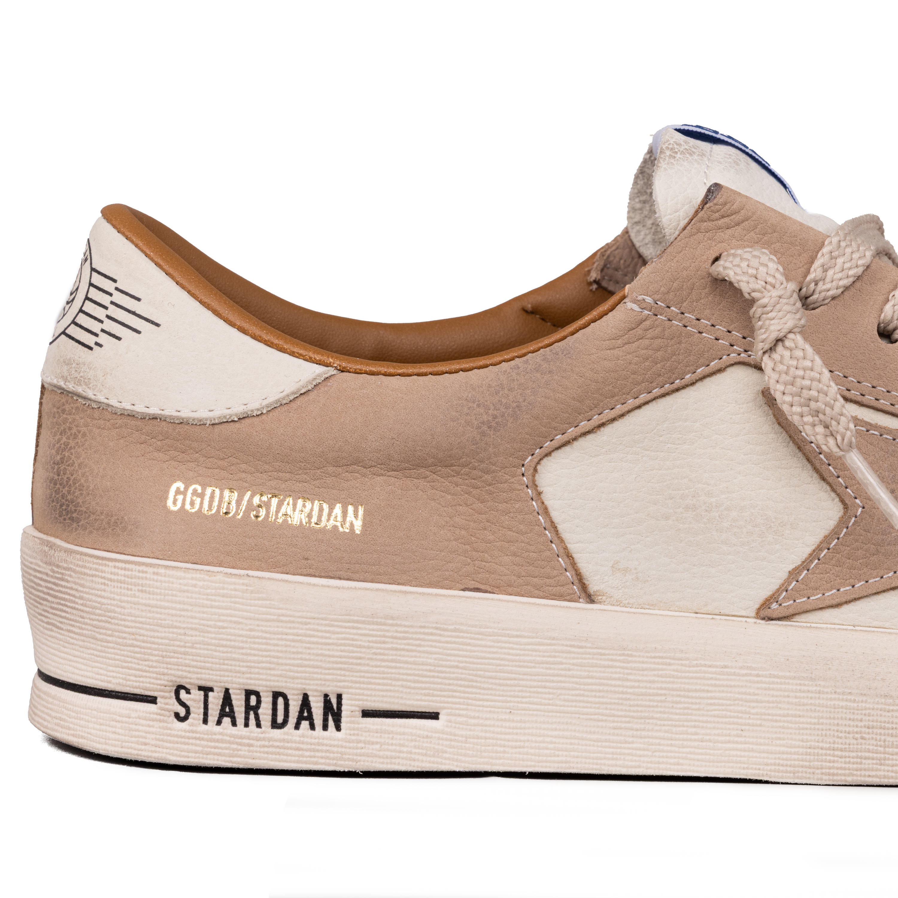 Sneakers Beige Golden Goose Stardan Nabuk