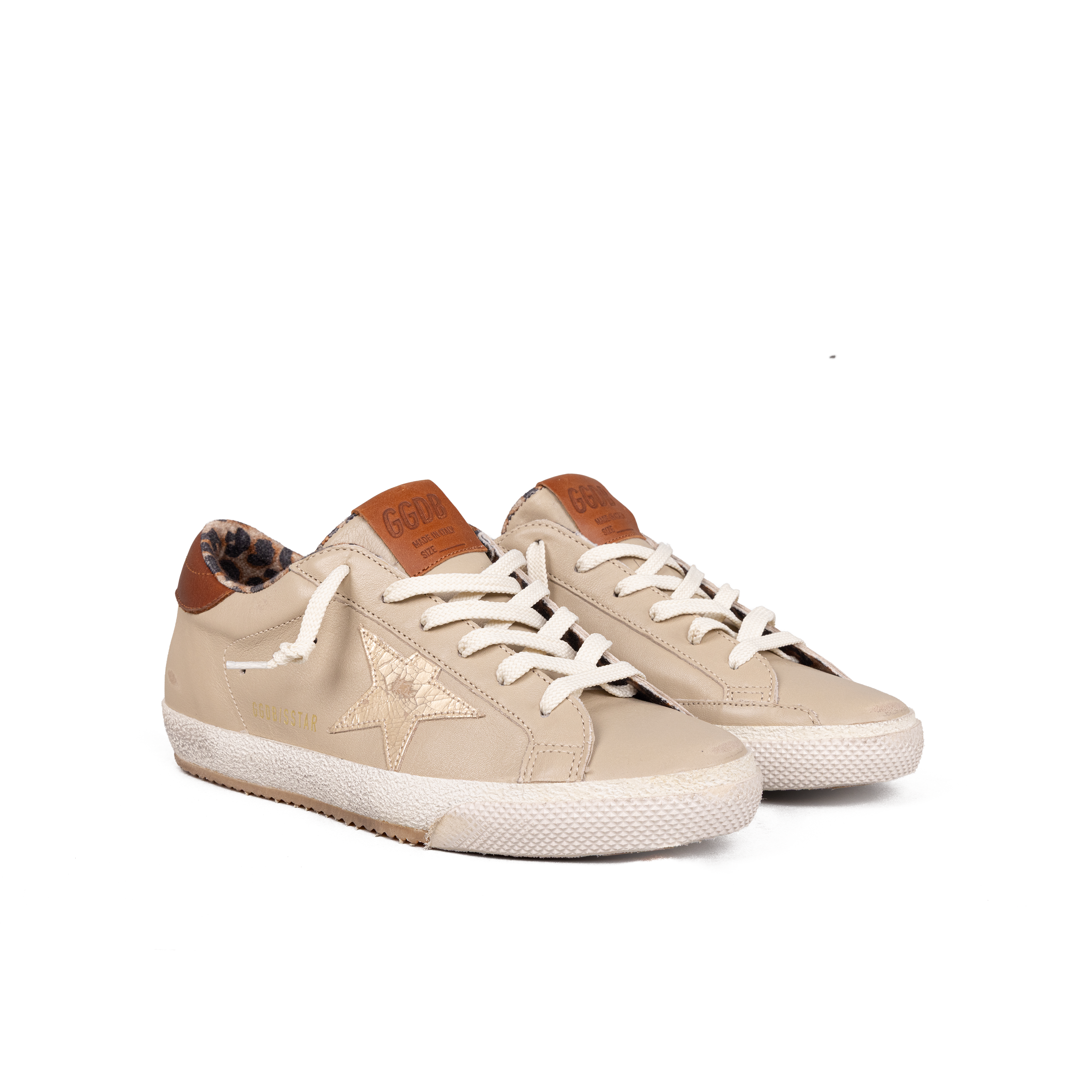 Sneakers Beige Golden Goose Super-Star Suede