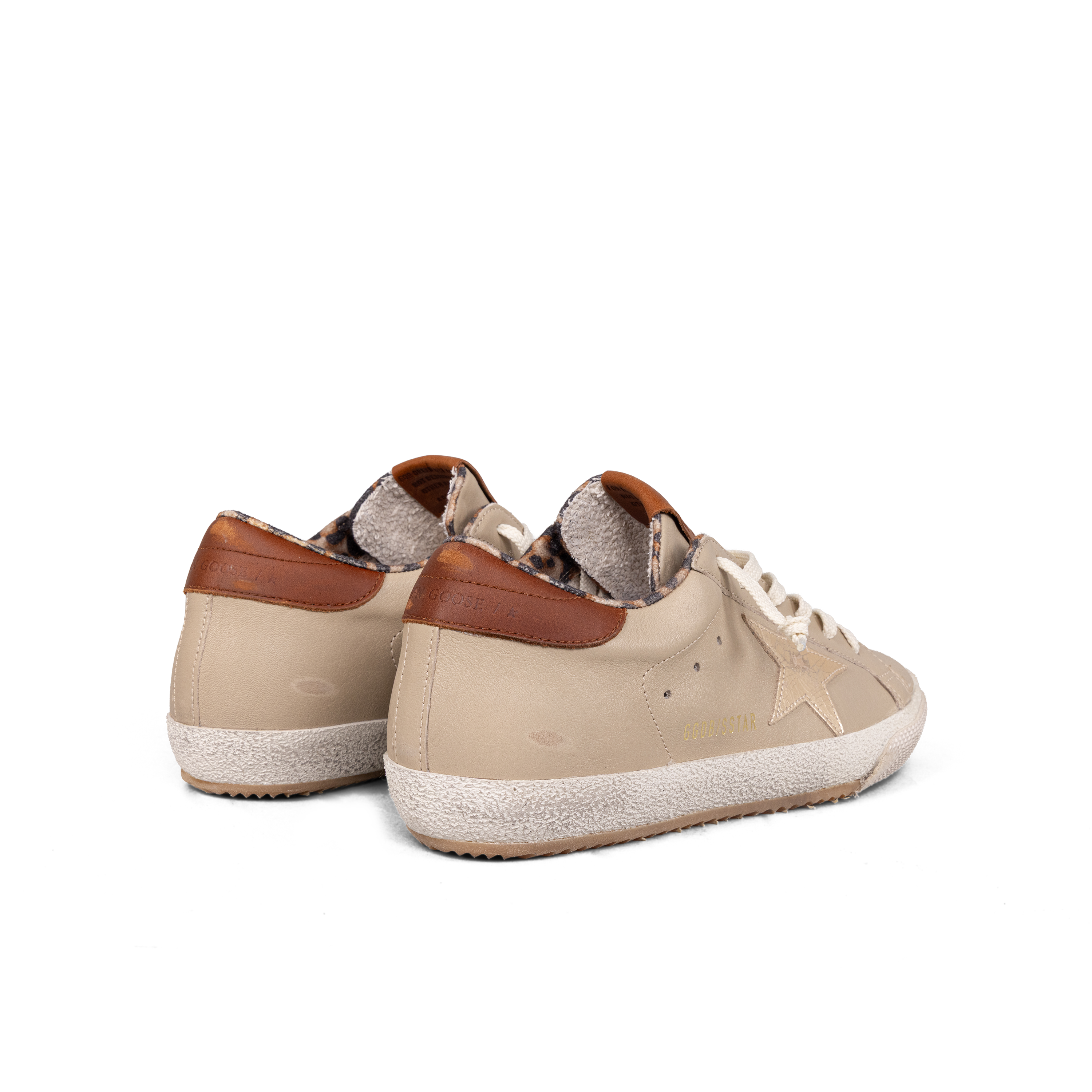 Sneakers Beige Golden Goose Super-Star Suede