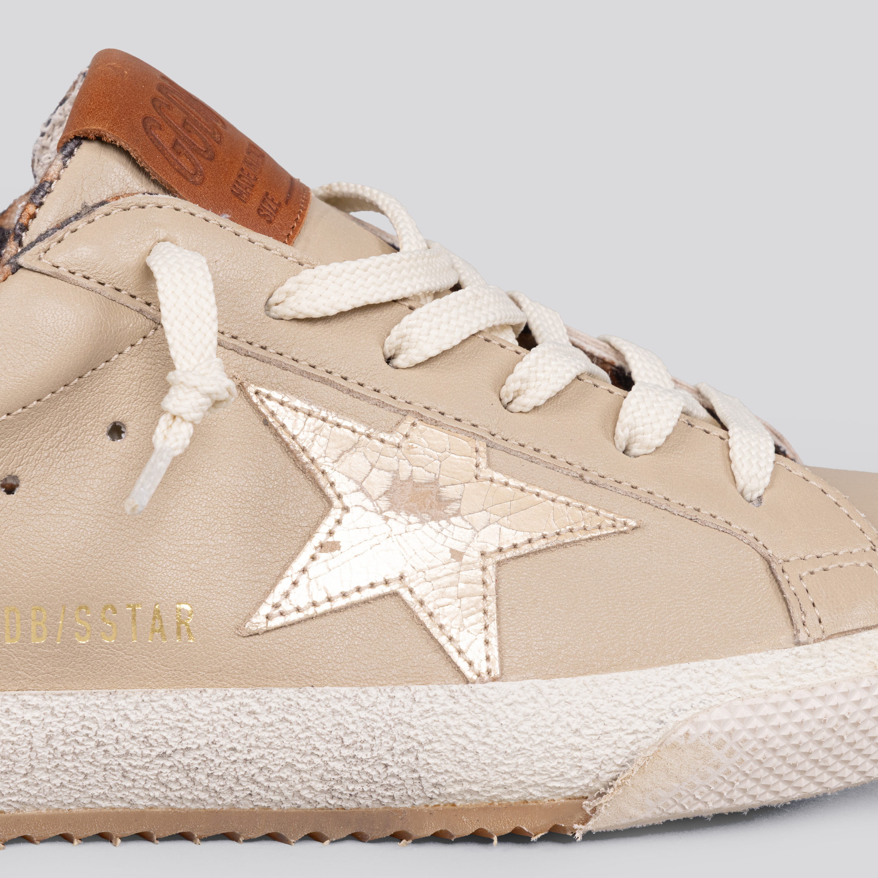 Sneakers Beige Golden Goose Super-Star Suede
