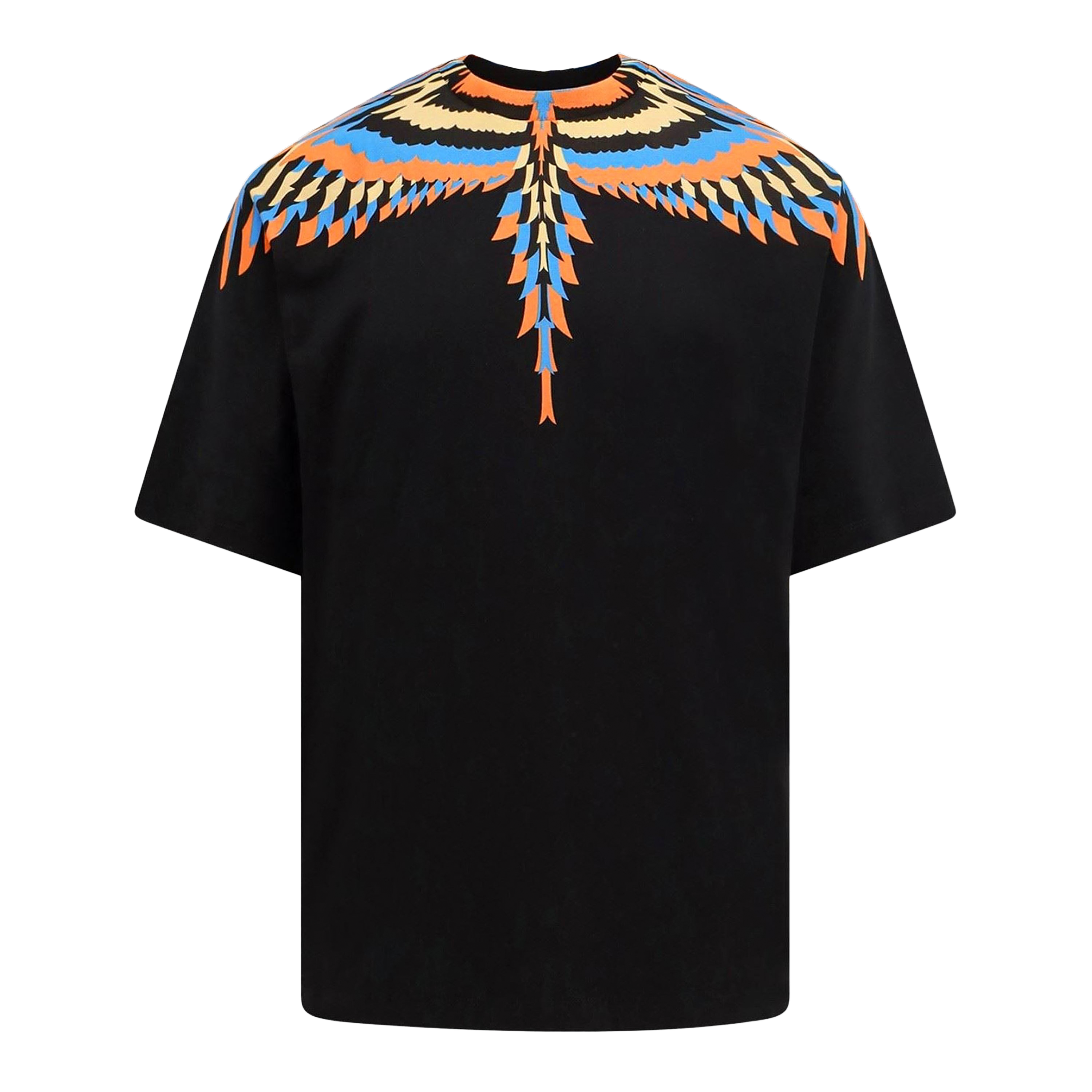 Camiseta Negra Marcelo Burlon Optical Wings