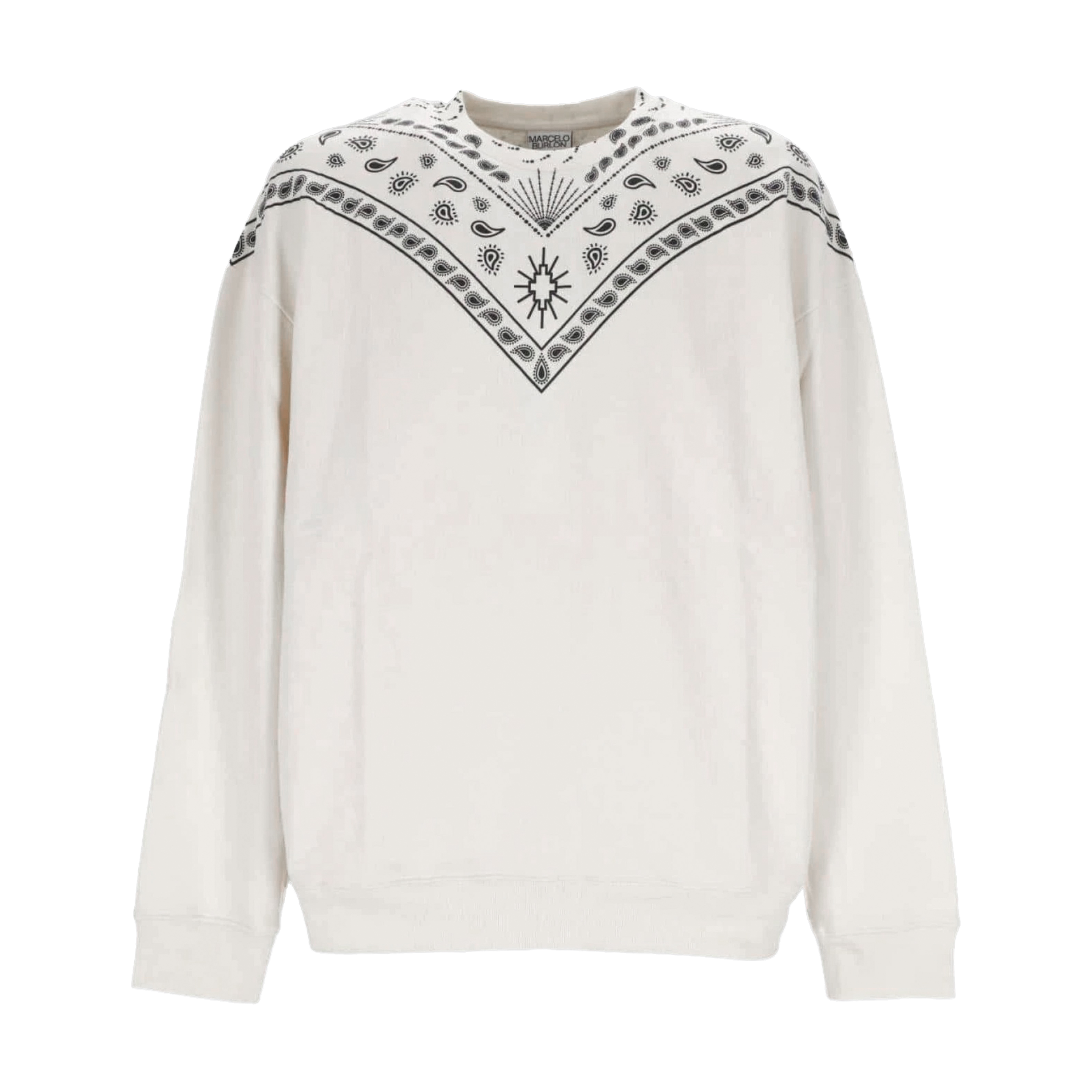 Suéter Blanco Marcelo Burlon Bandana