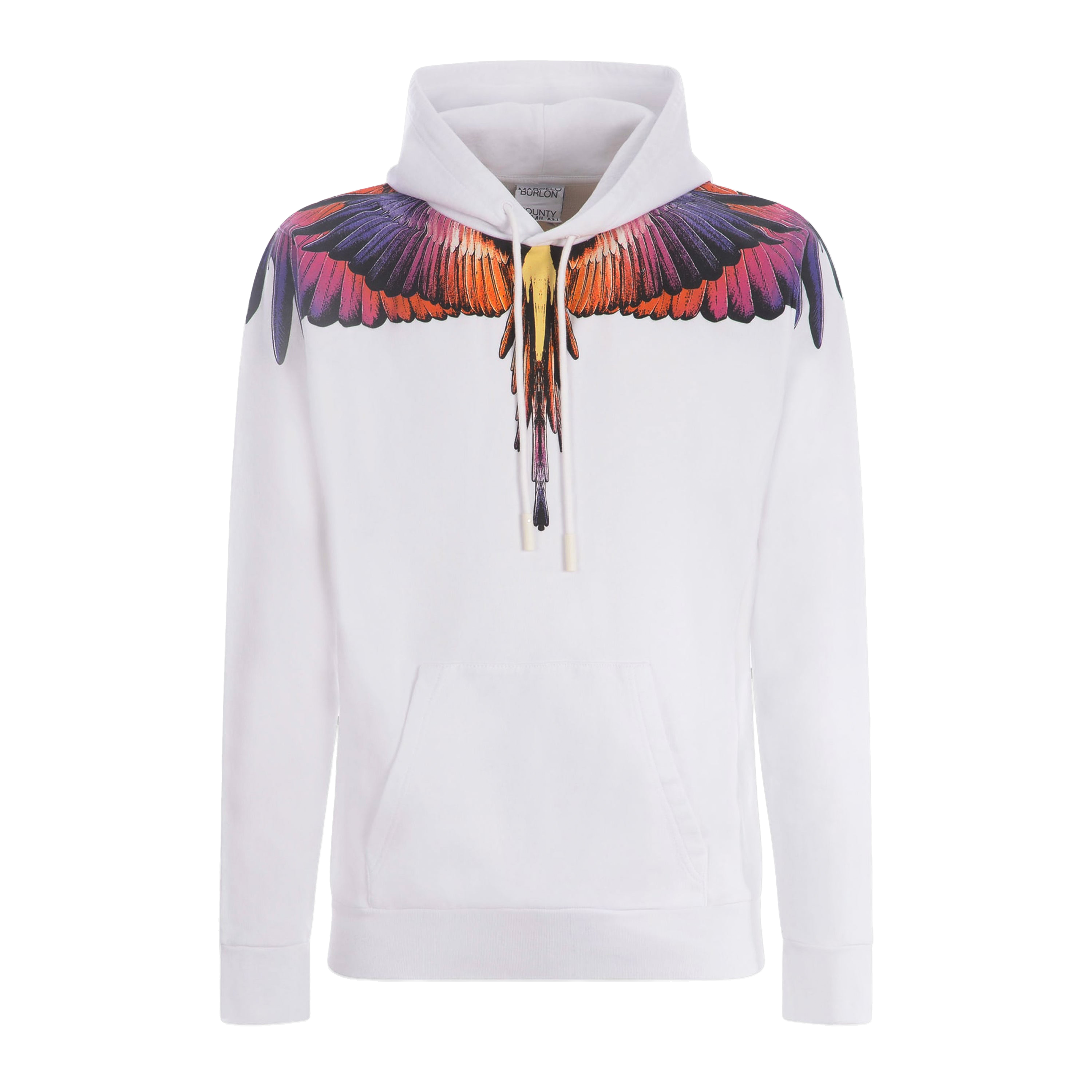 Buzo Tipo Hoodie Blanco Marcelo Burlon Icon Wings