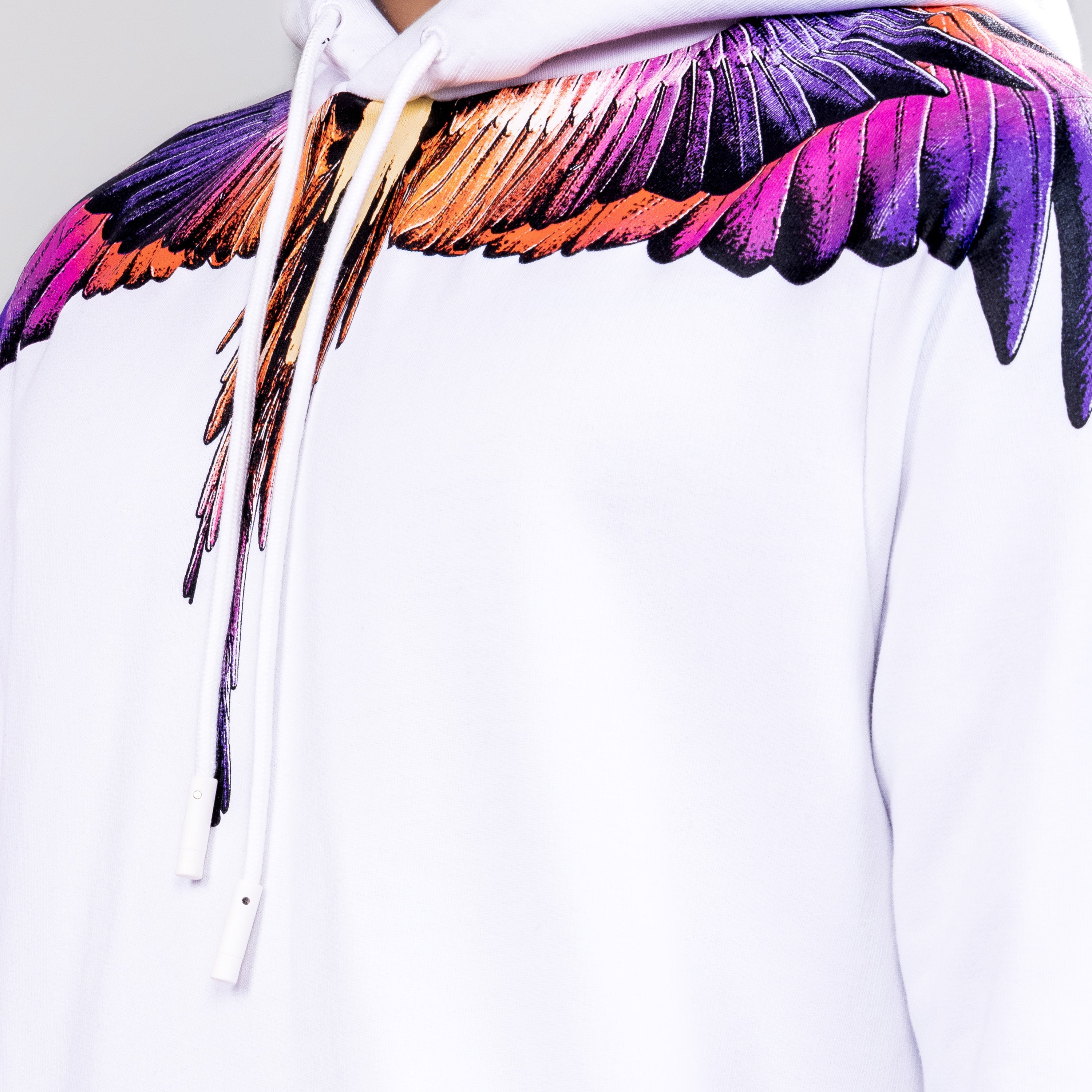 Buzo Tipo Hoodie Blanco Marcelo Burlon Icon Wings
