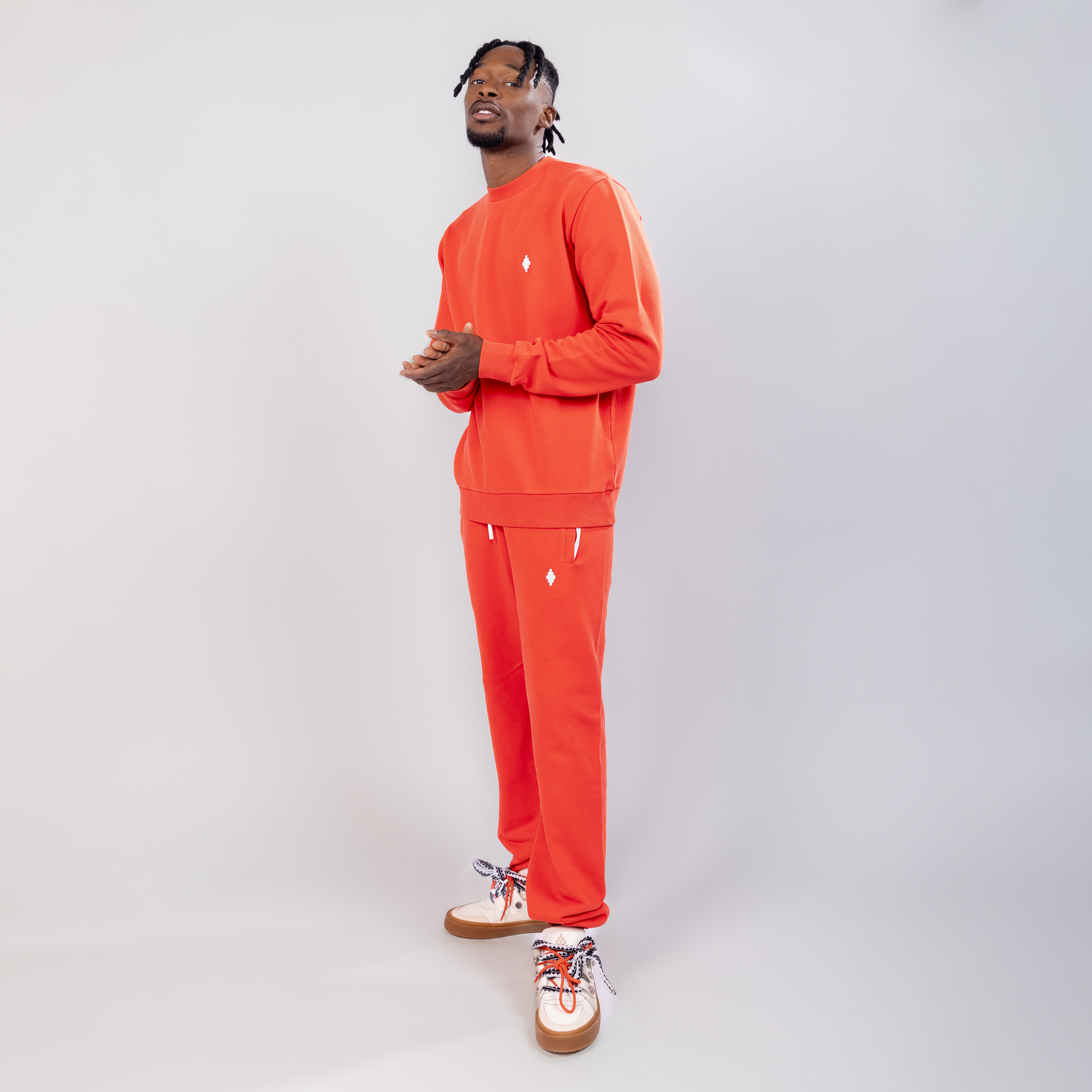 Jogger Naranja Marcelo Burlon Cross