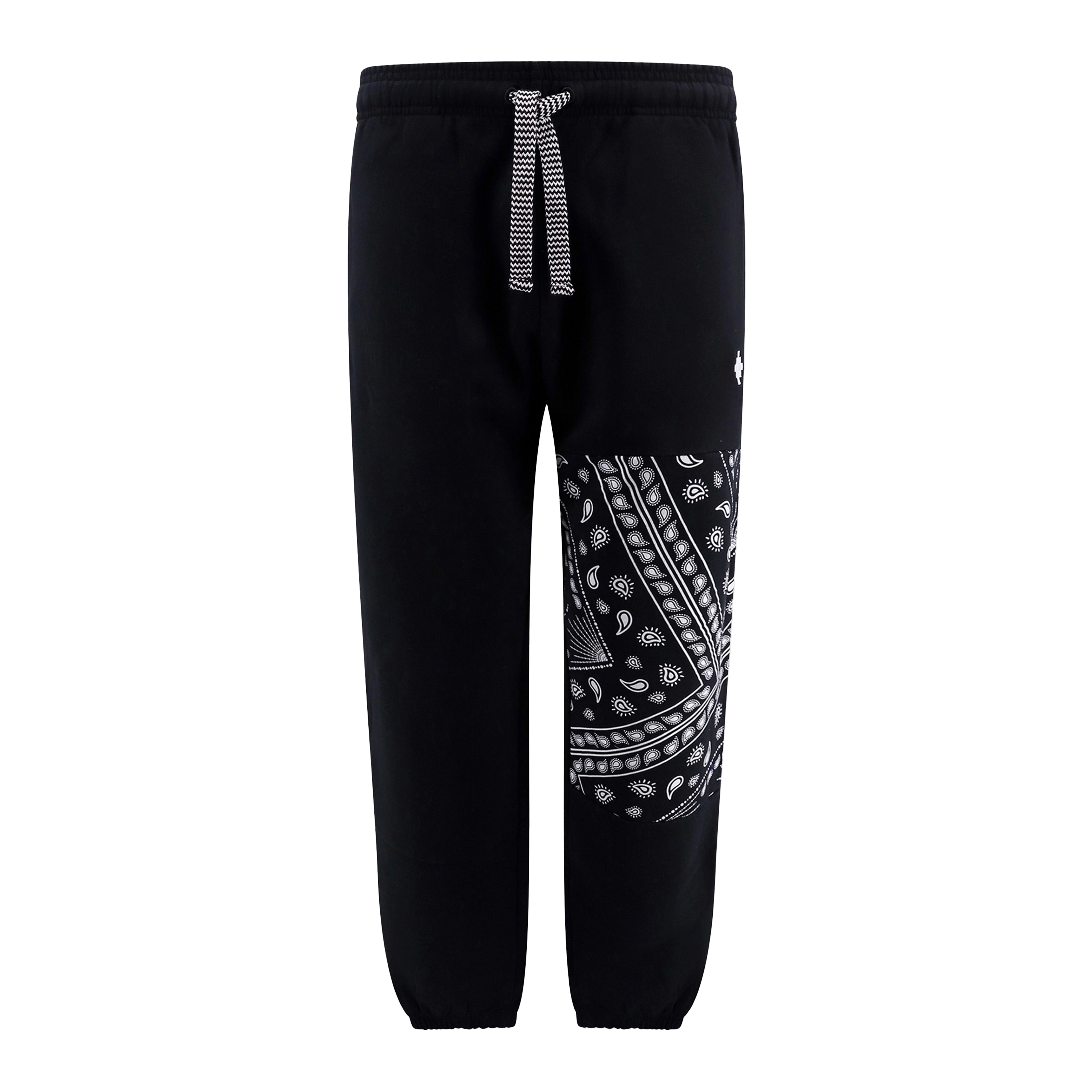 Jogger Negro Marcelo Burlon Bandana