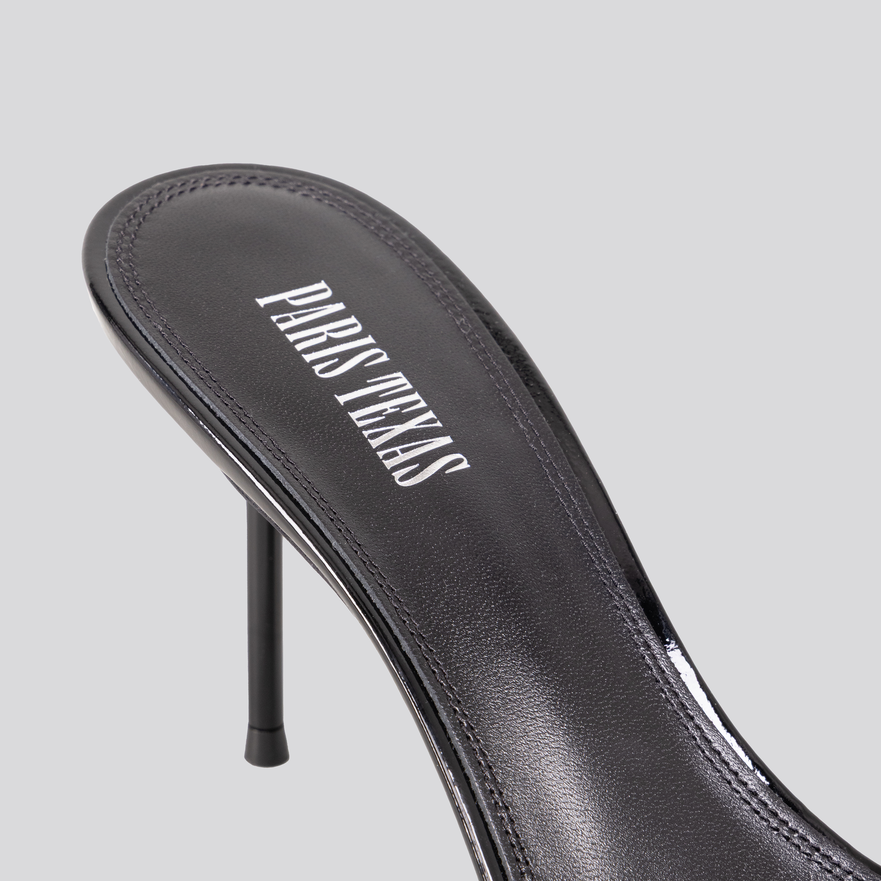Sandalias Negras Paris Texas Lidia Mule 70mm