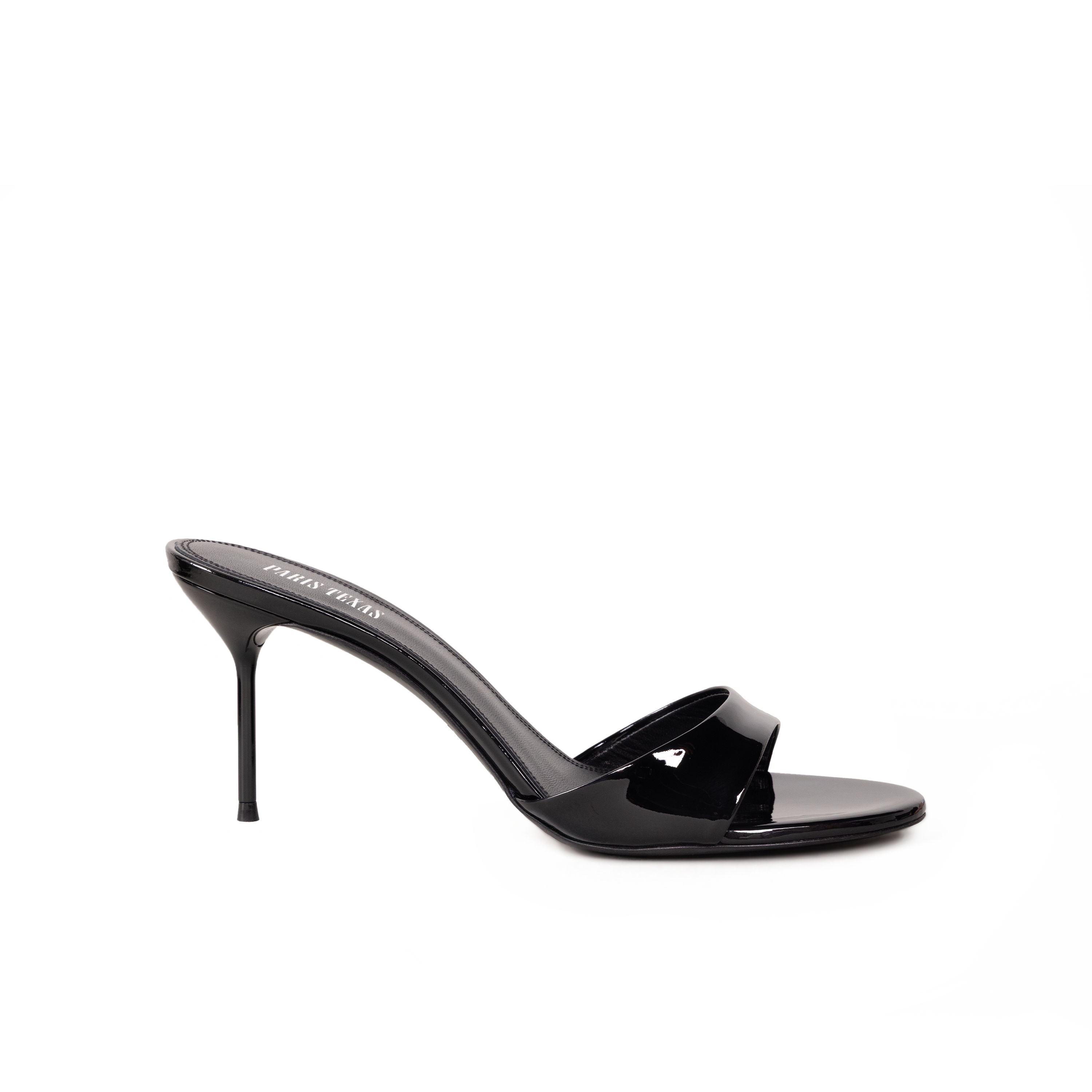 Sandalias Negras Paris Texas Lidia Mule 70mm