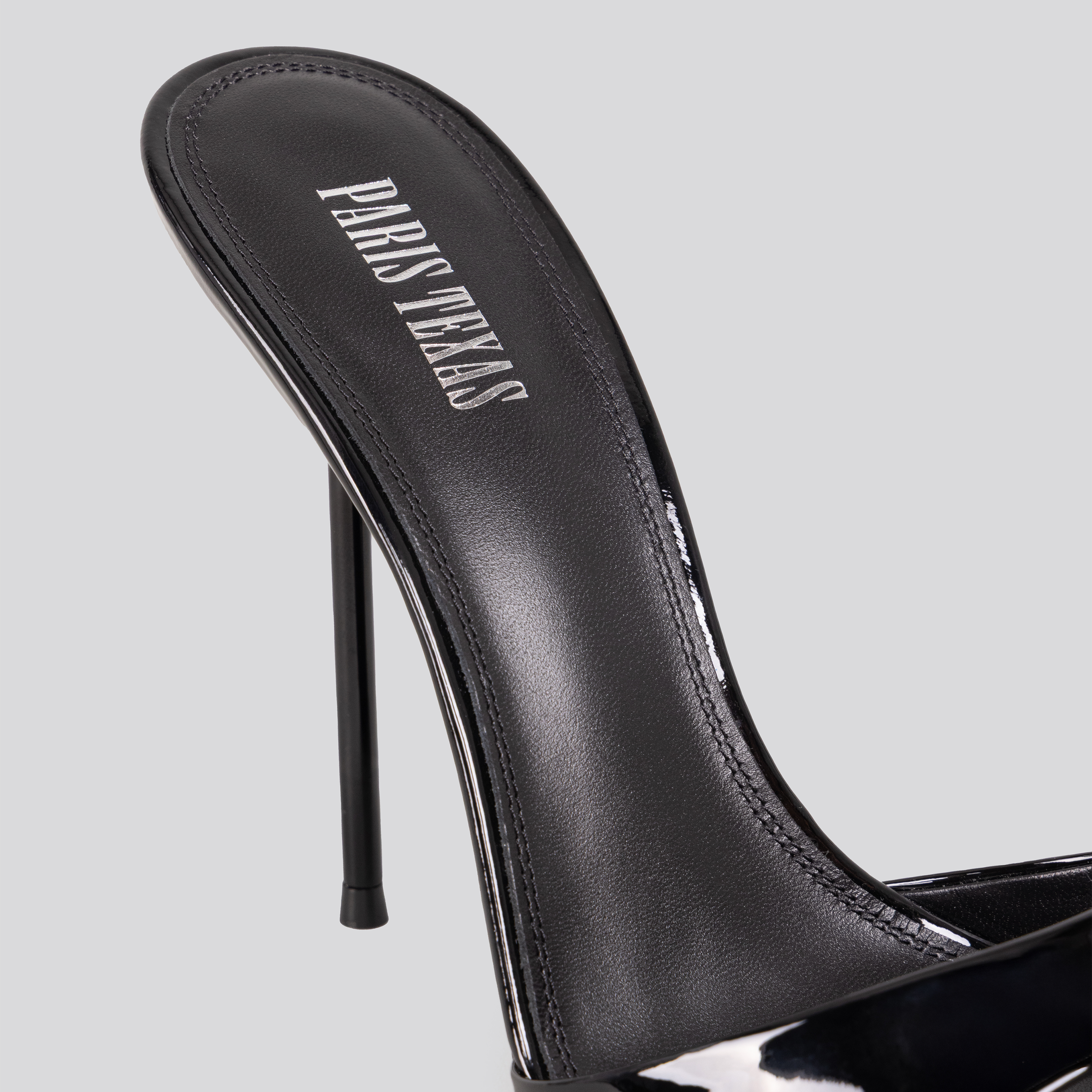 Sandalias Negras Paris Texas Lidia Mule 105 Mm