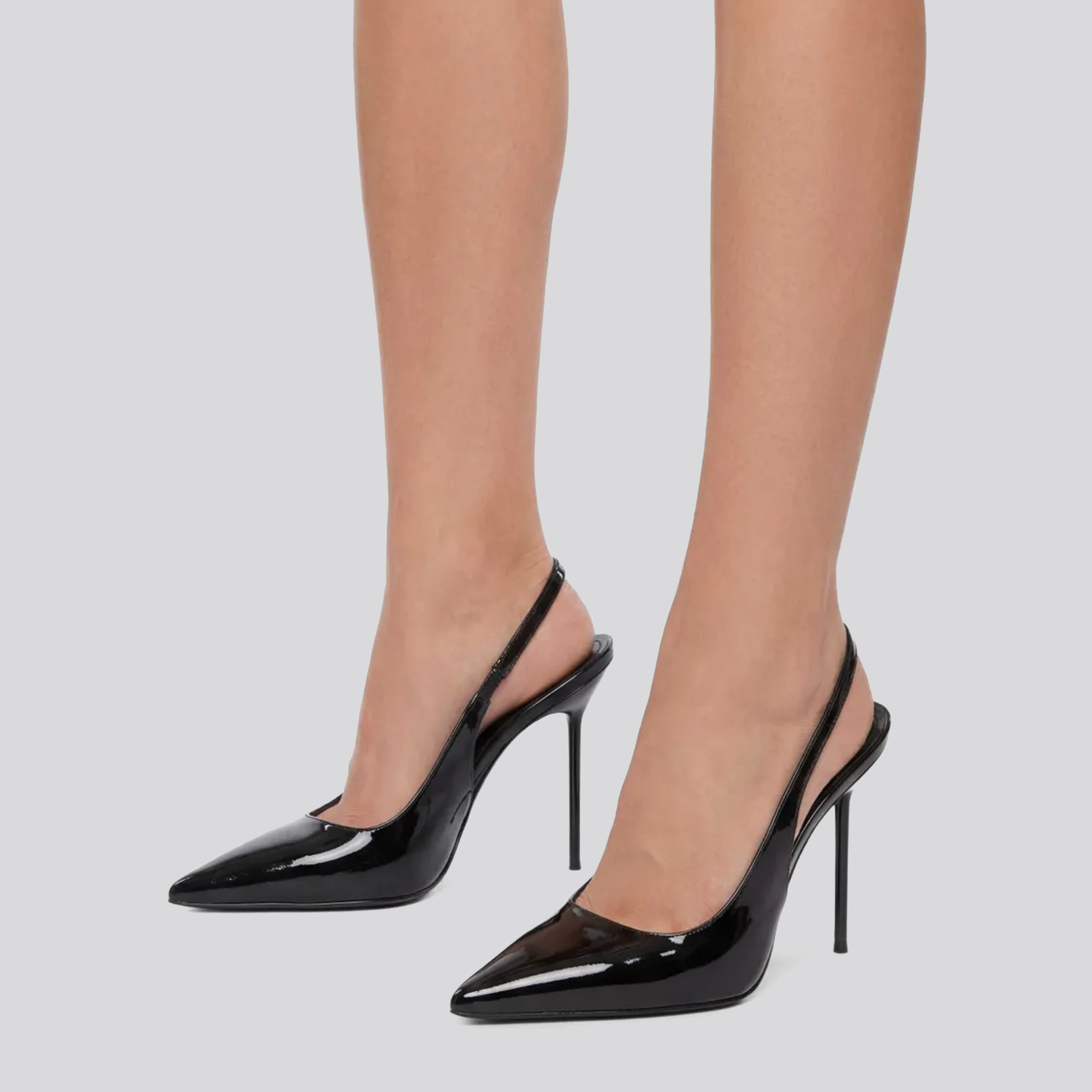 Sandalias Negras Paris Texas Lindia Slingback