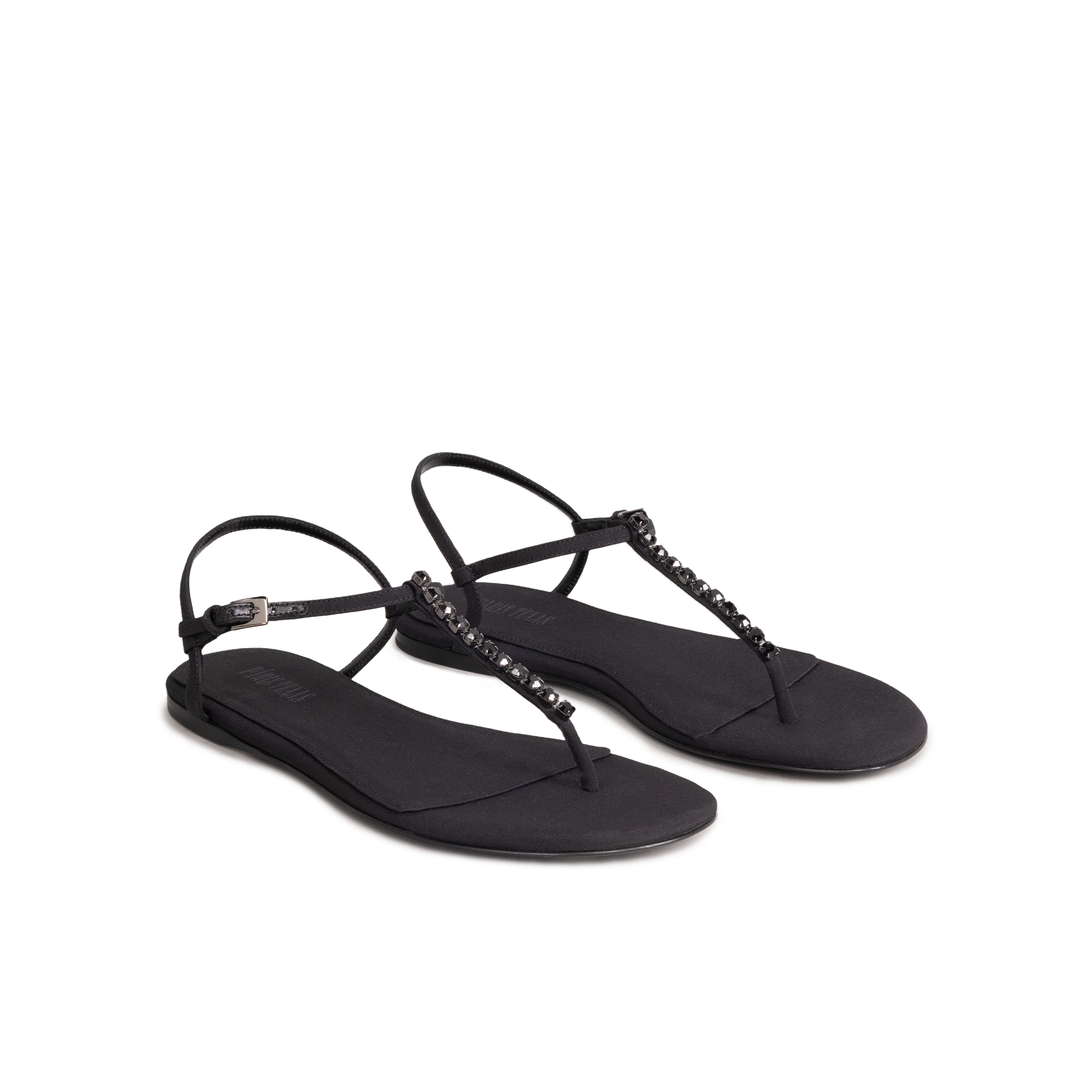 Sandalias Negras Paris Texas Nontecarlo Flat