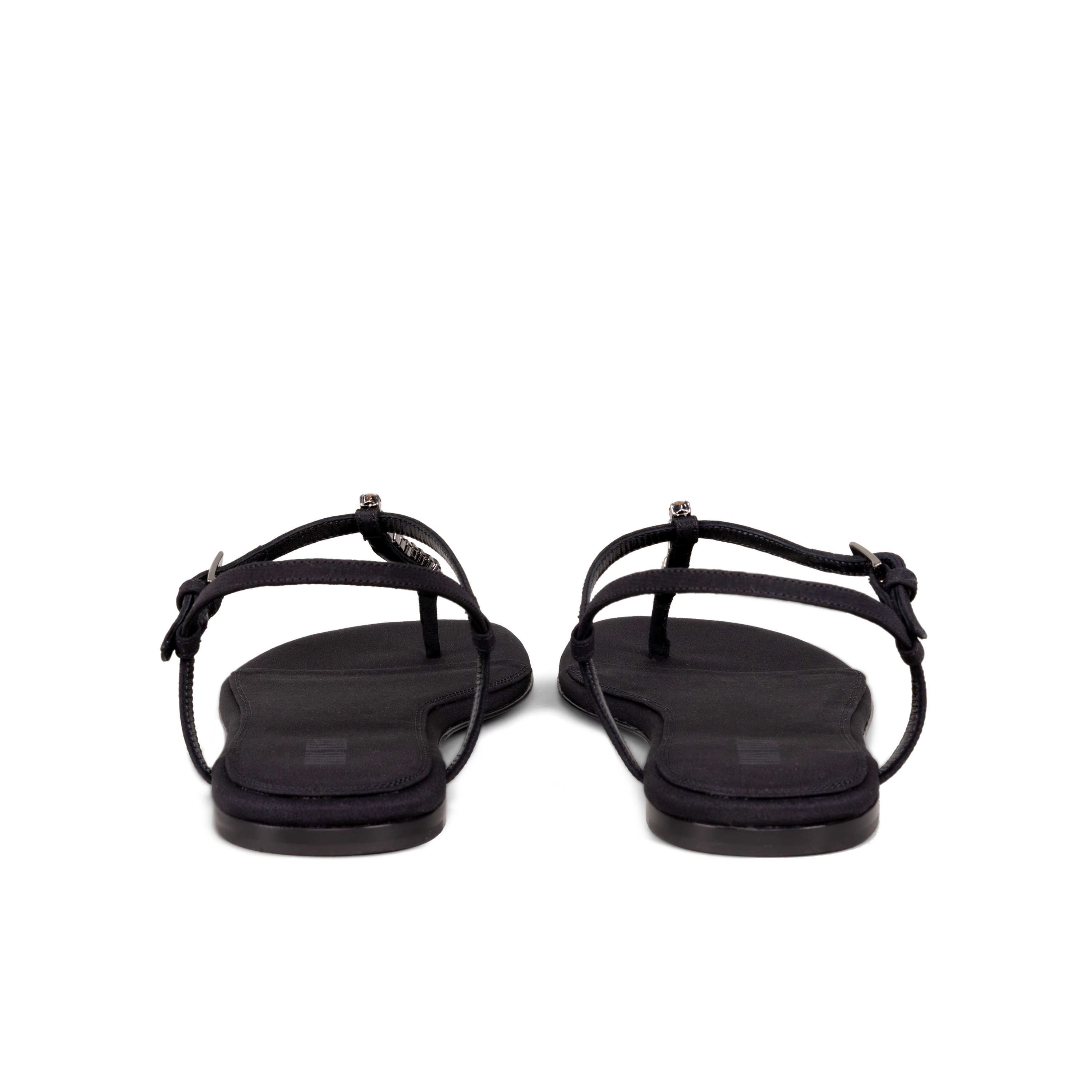Sandalias Negras Paris Texas Nontecarlo Flat