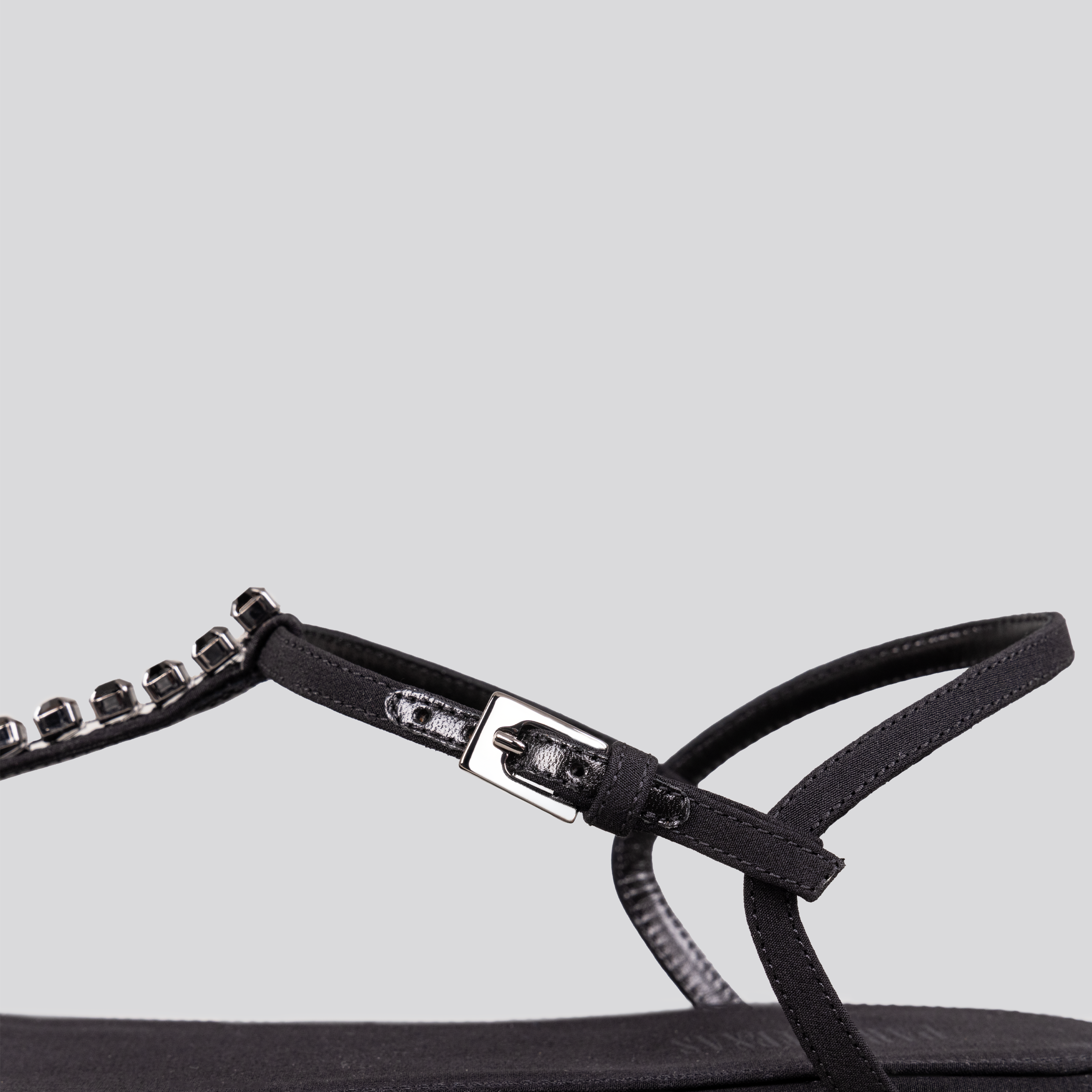Sandalias Negras Paris Texas Nontecarlo Flat