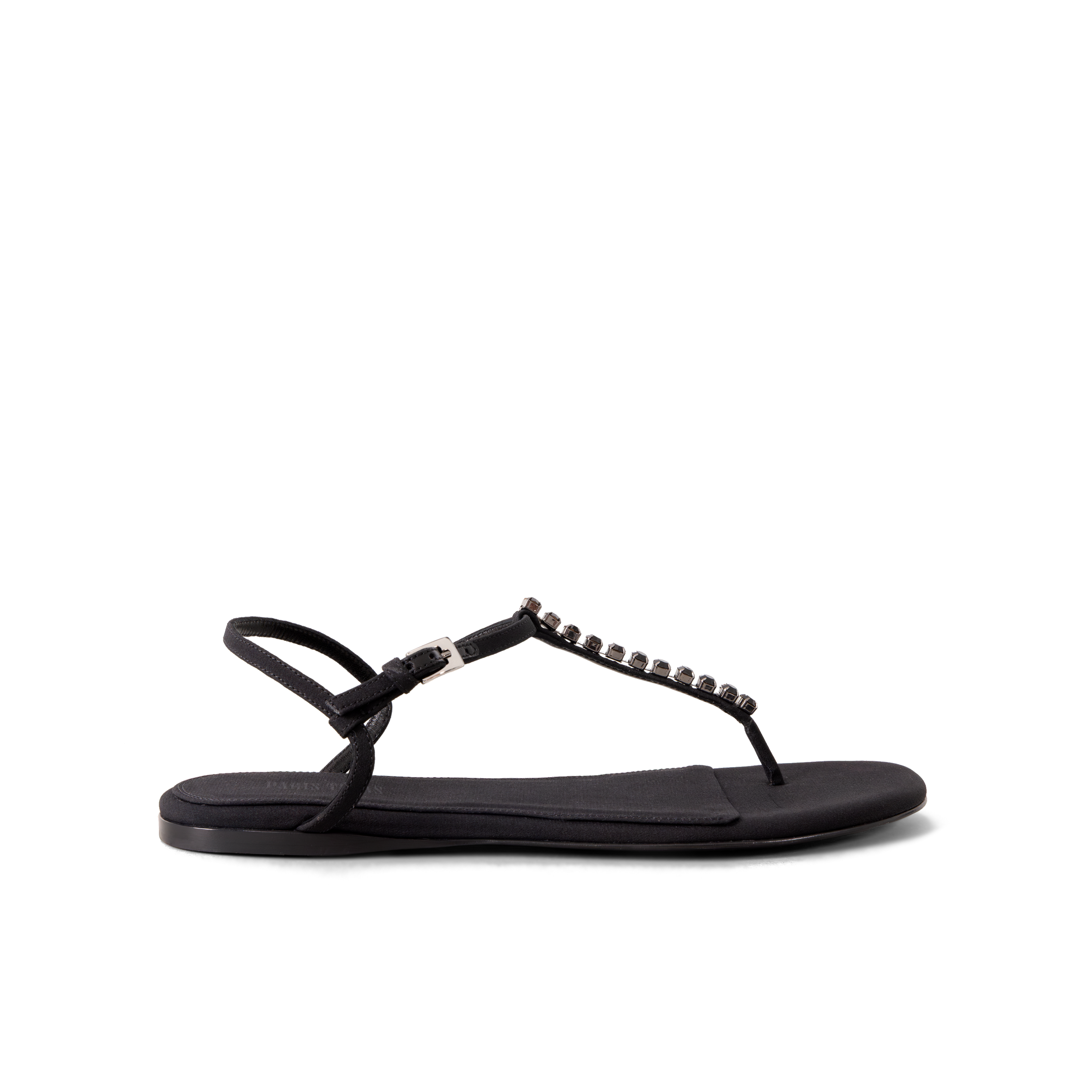 Sandalias Negras Paris Texas Nontecarlo Flat