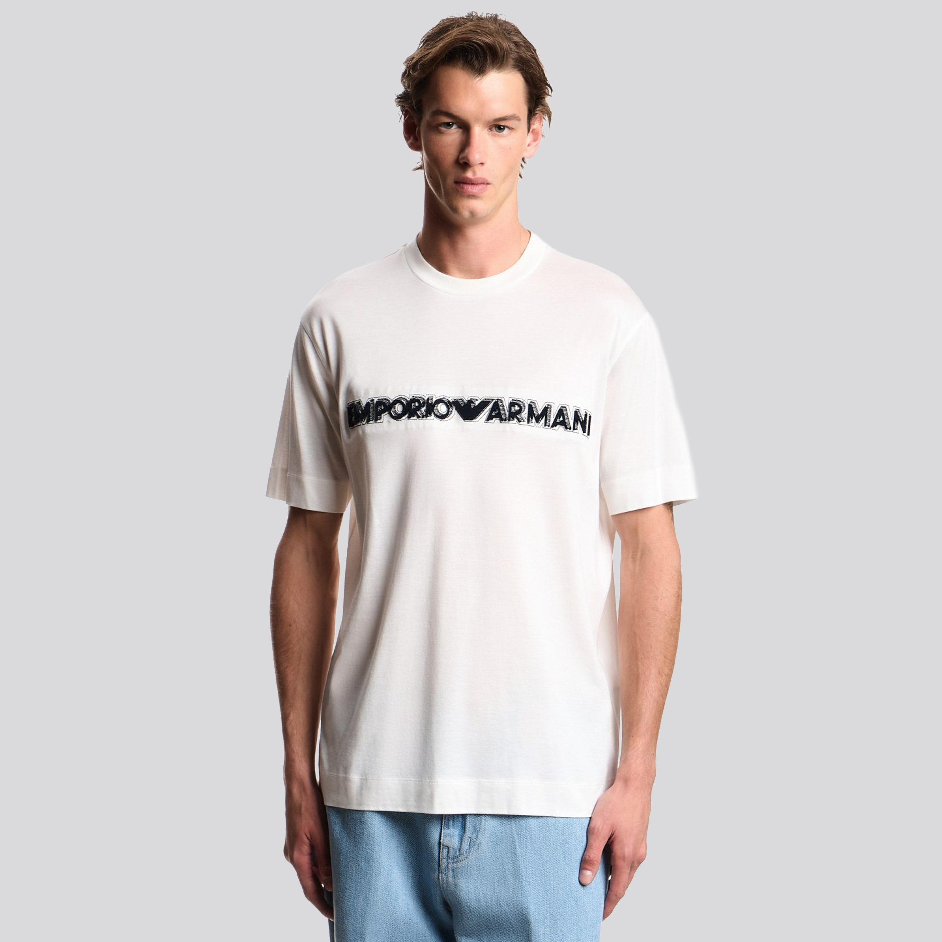 Camiseta Blanca Armani Emporio Logo