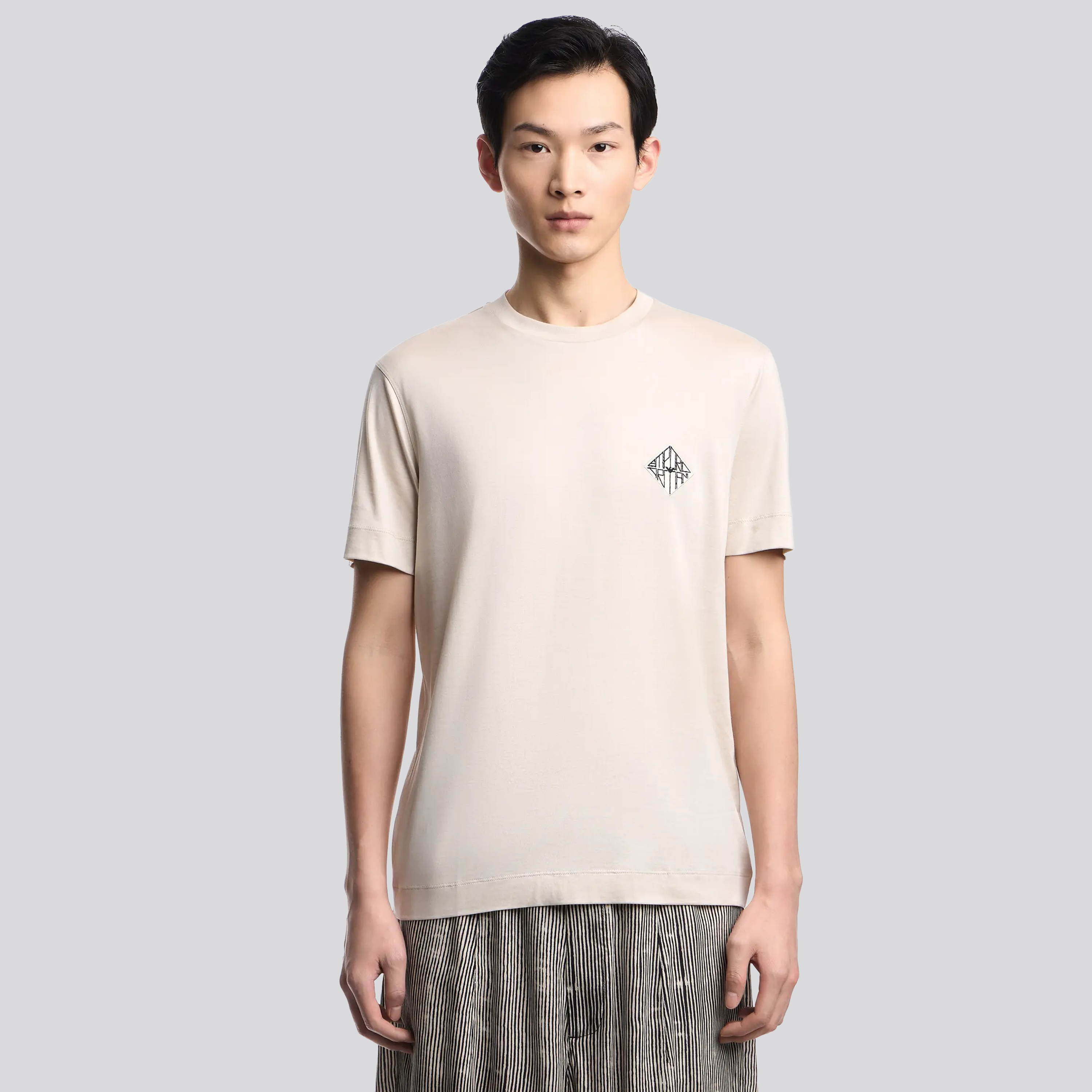 Camiseta Beige Emporio Armani Eagle