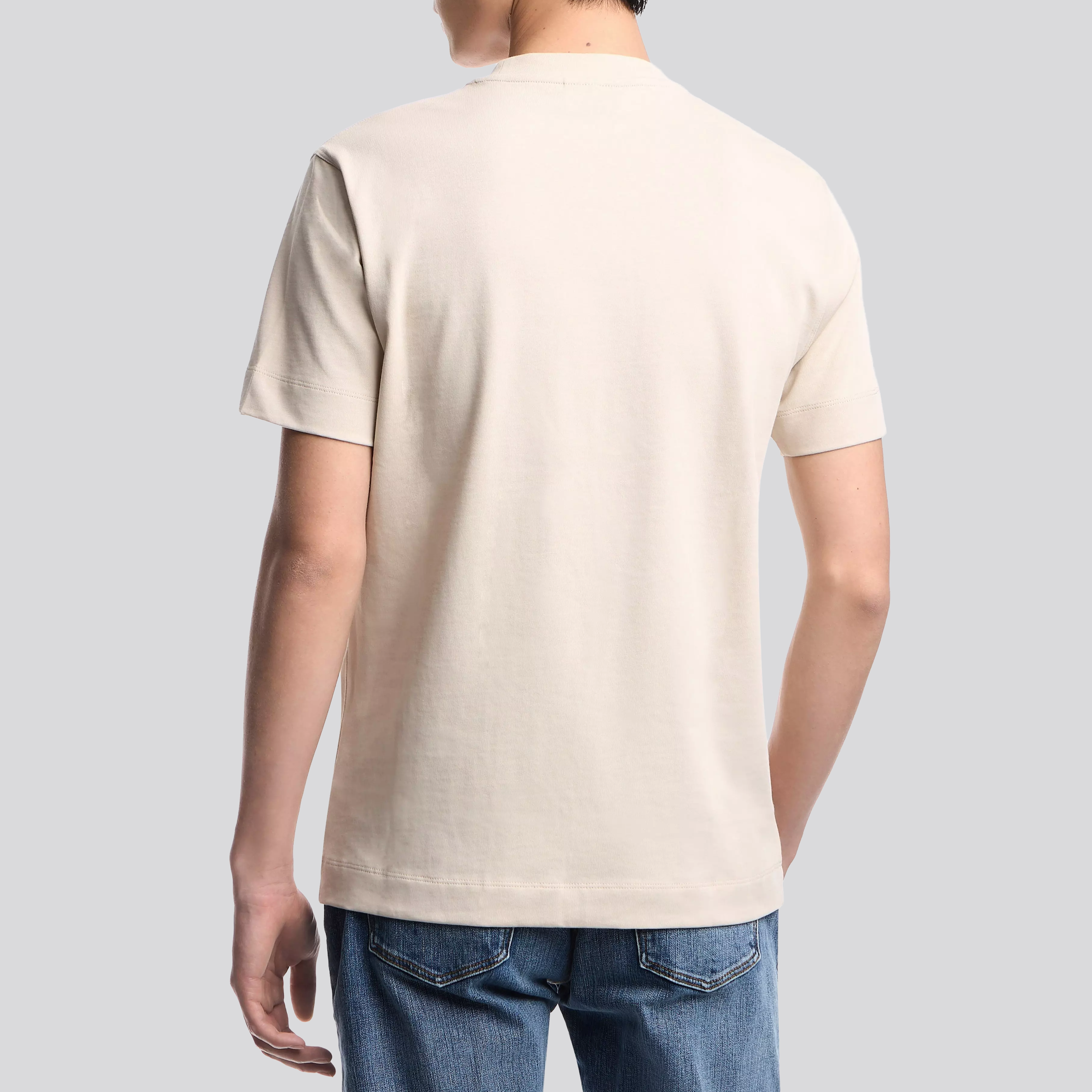 Camiseta Beige Armani Small Eagle
