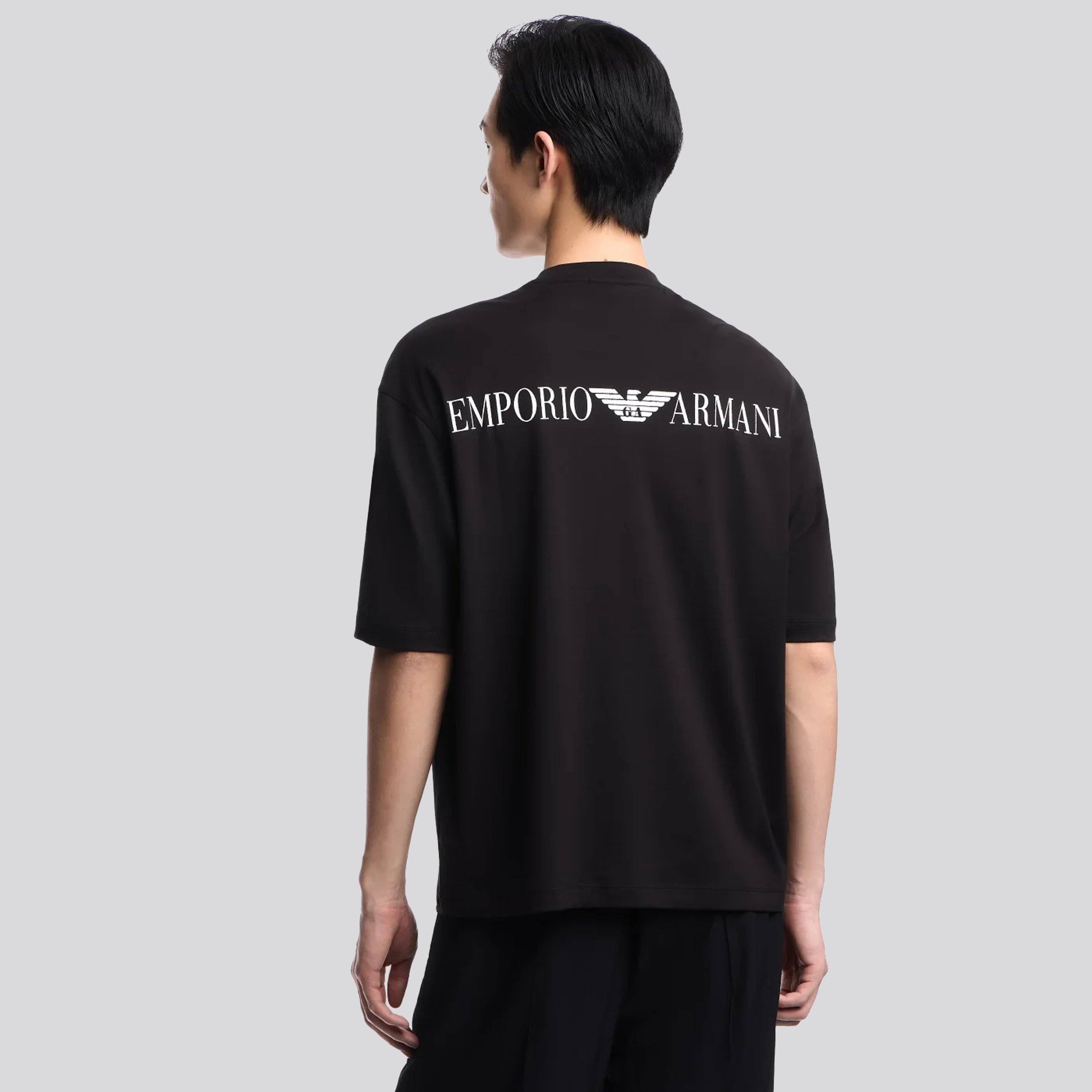 Camiseta Negra Emporio Armani Back Emporio