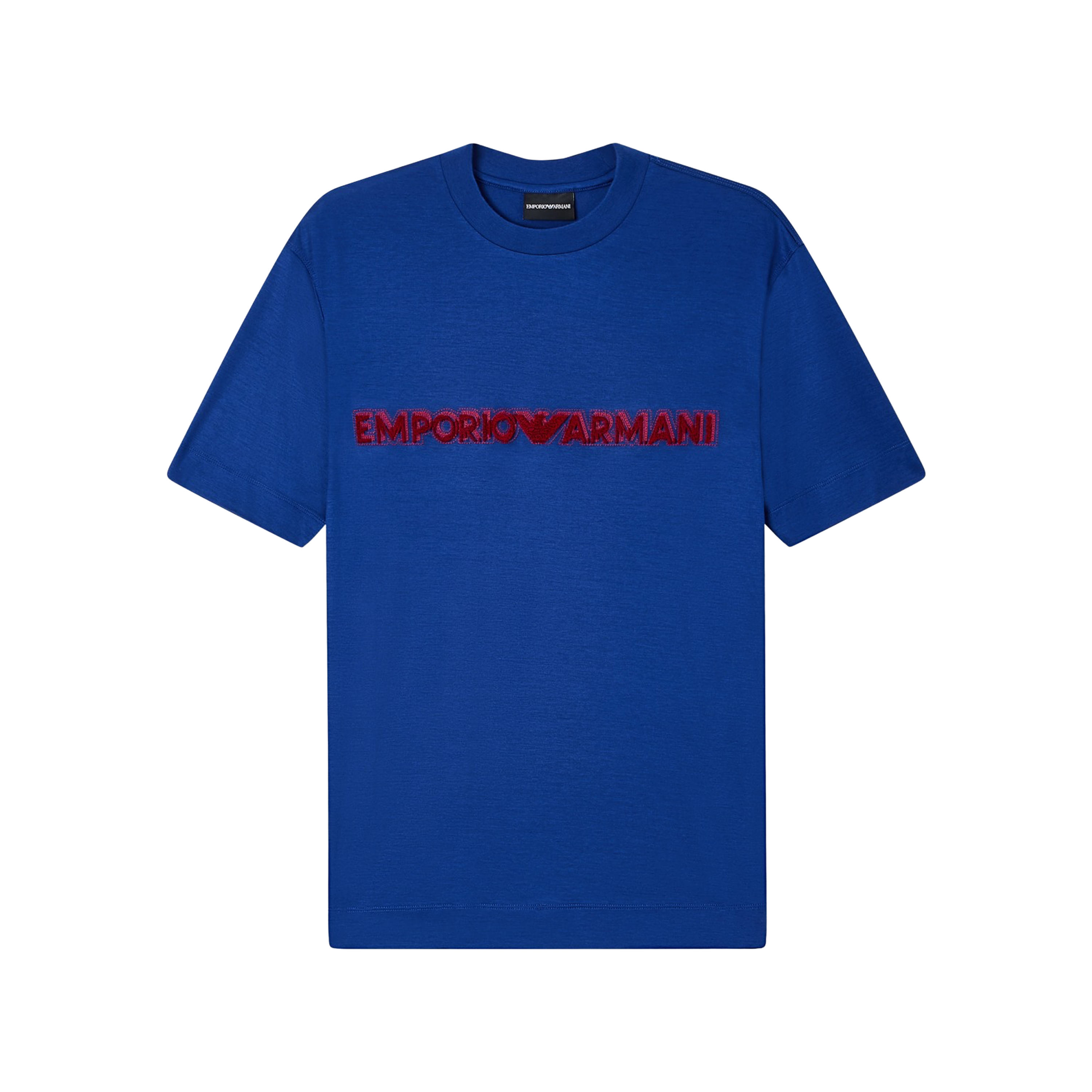 Camiseta Azul Armani Emporio Logo