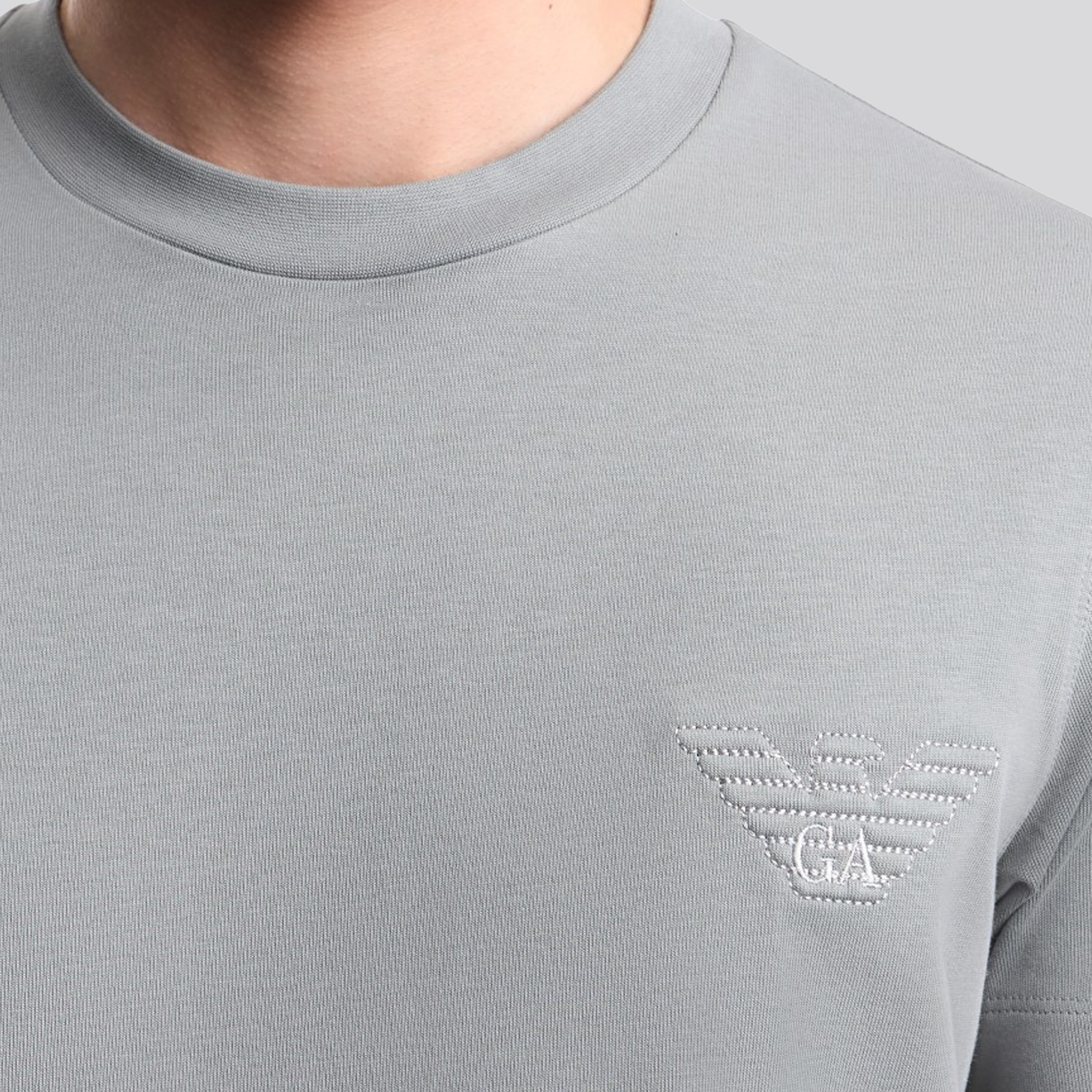 Camiseta Gris Armani Small Eagle