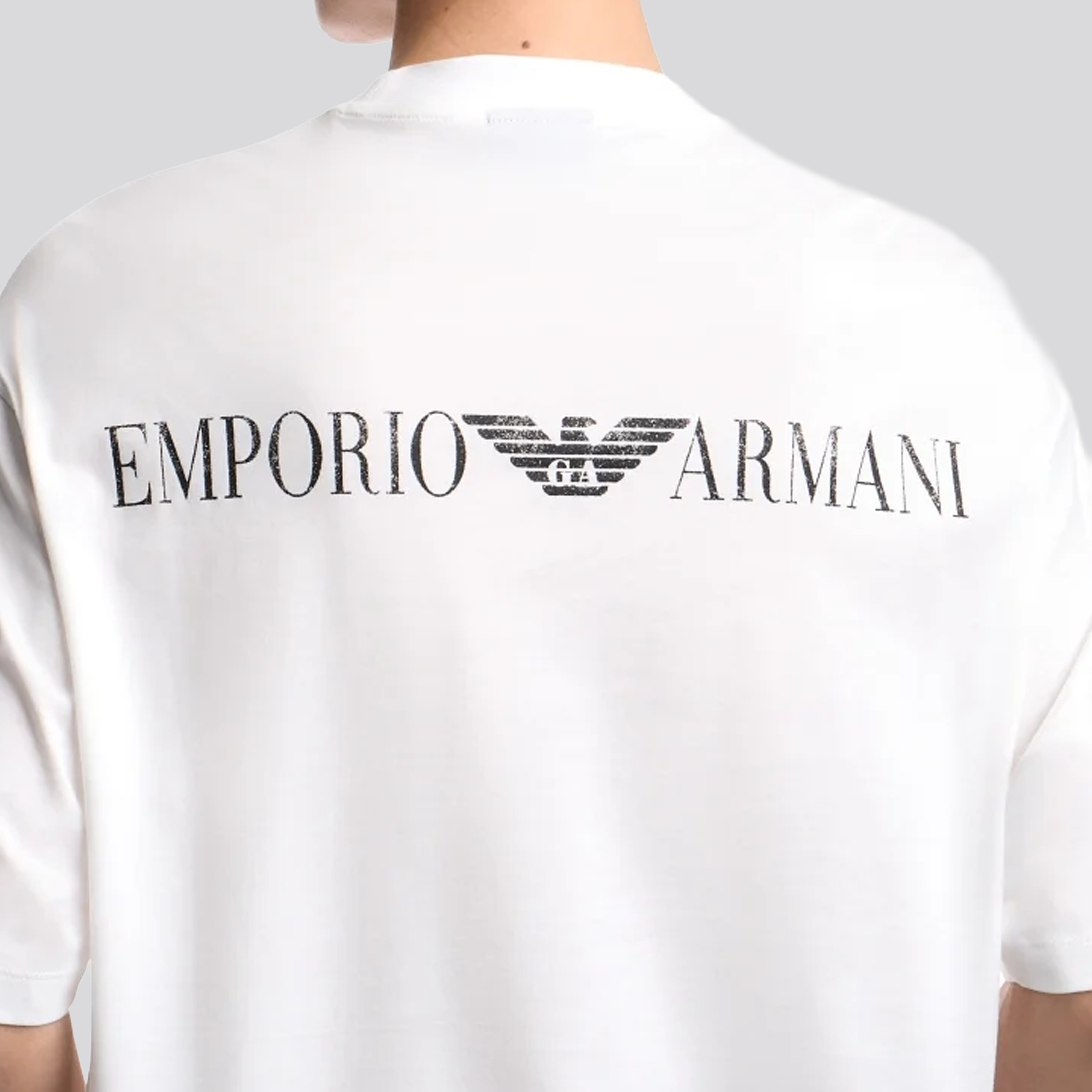 Camiseta Blanca Emporio Armani Back Emporio
