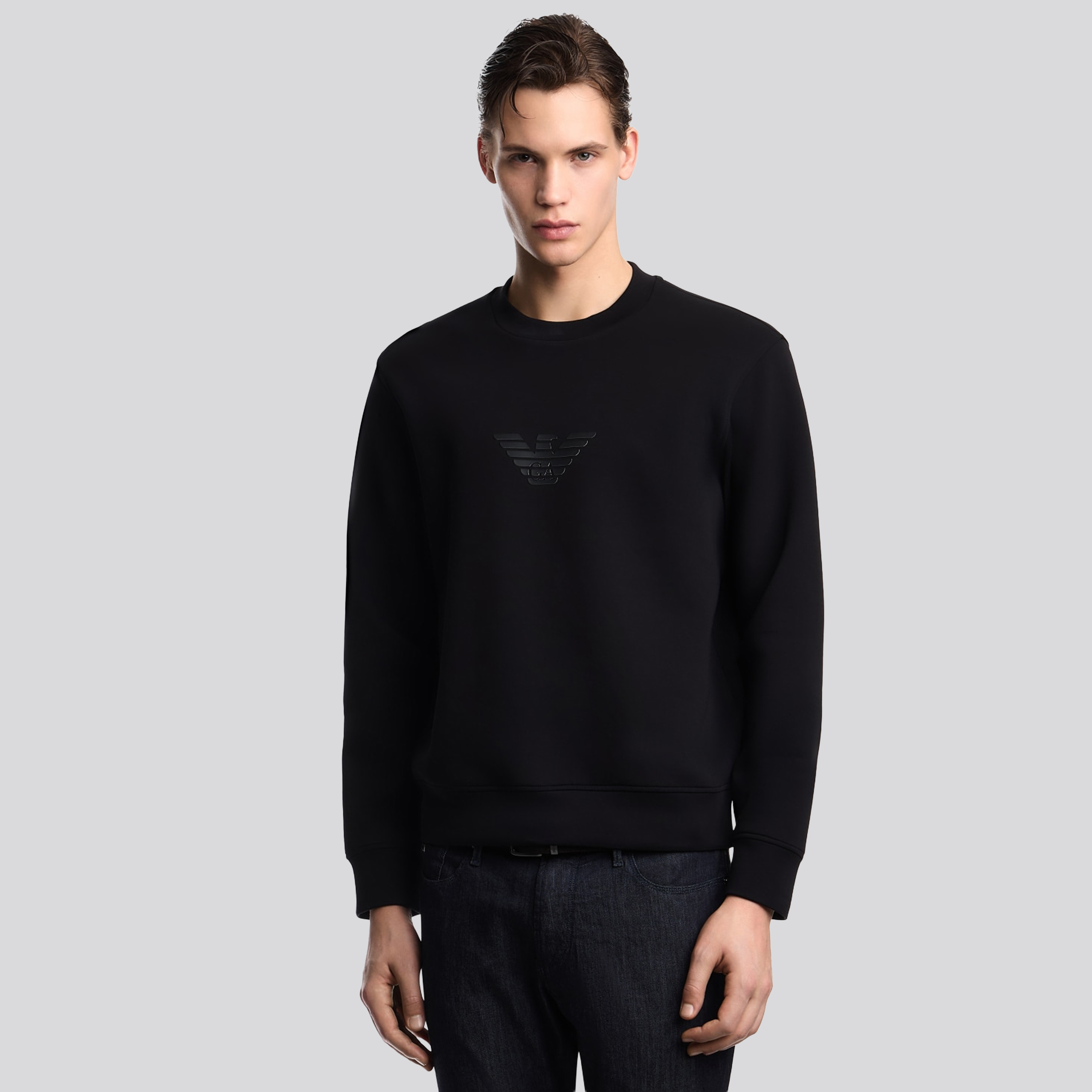 Buzo Negro Emporio Armani Eagle