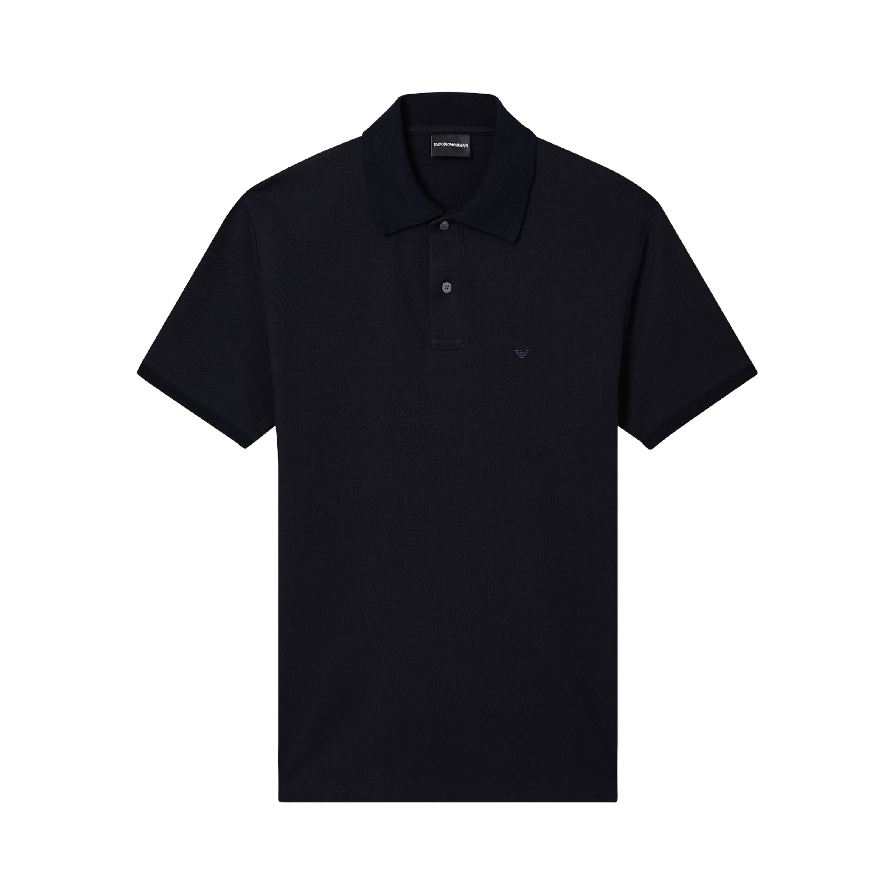 Camiseta Tipo Polo Azul Armani Eagle