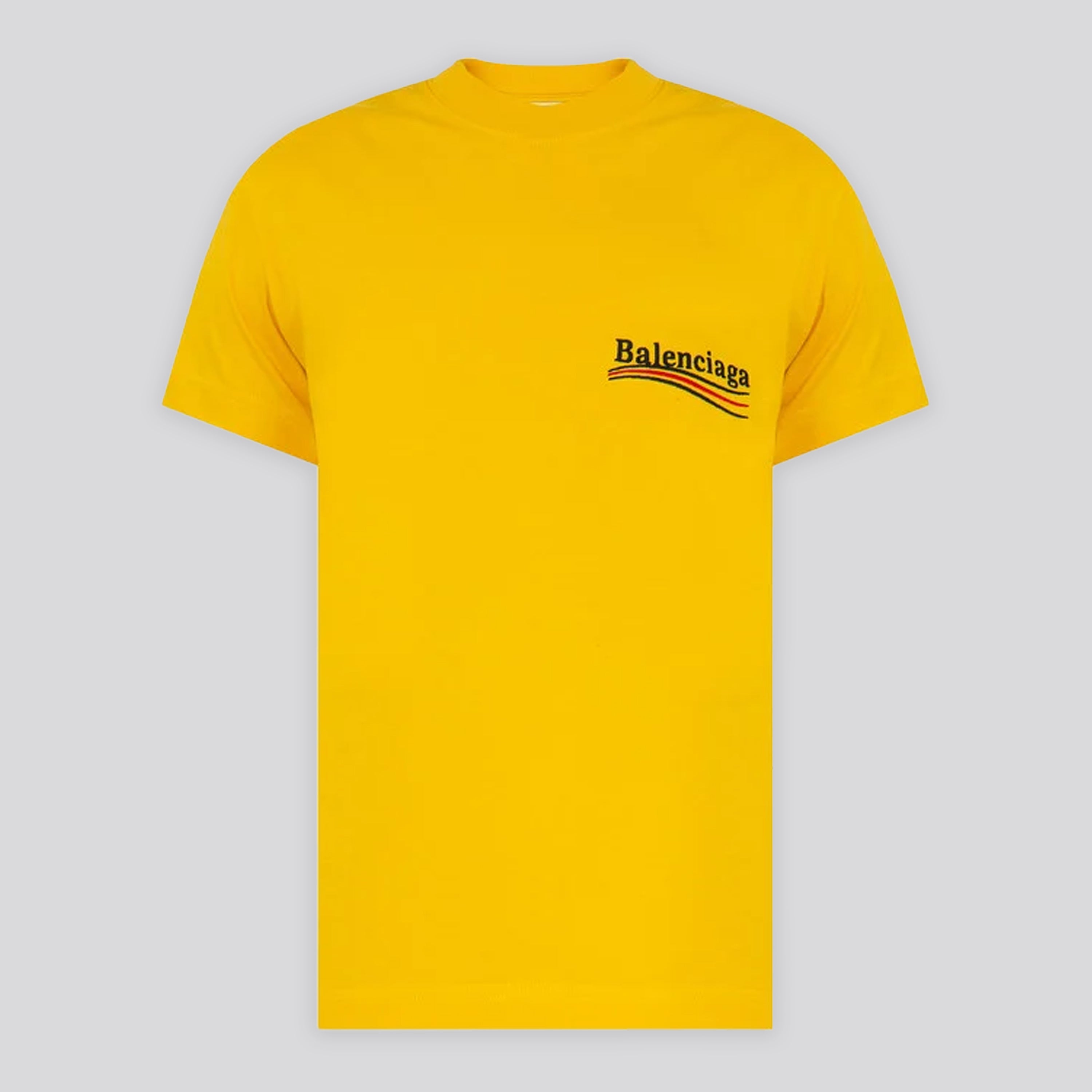 Camiseta Amarilla Balenciaga Political