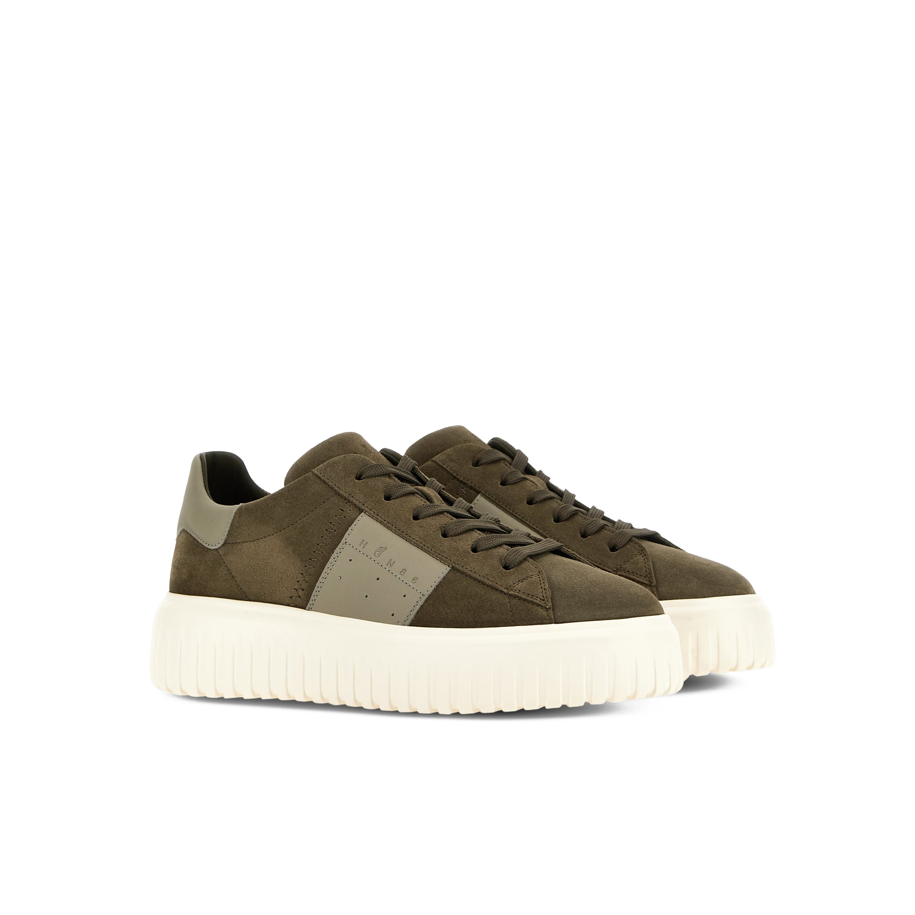 Sneakers Verdes Hogan H-Stripe