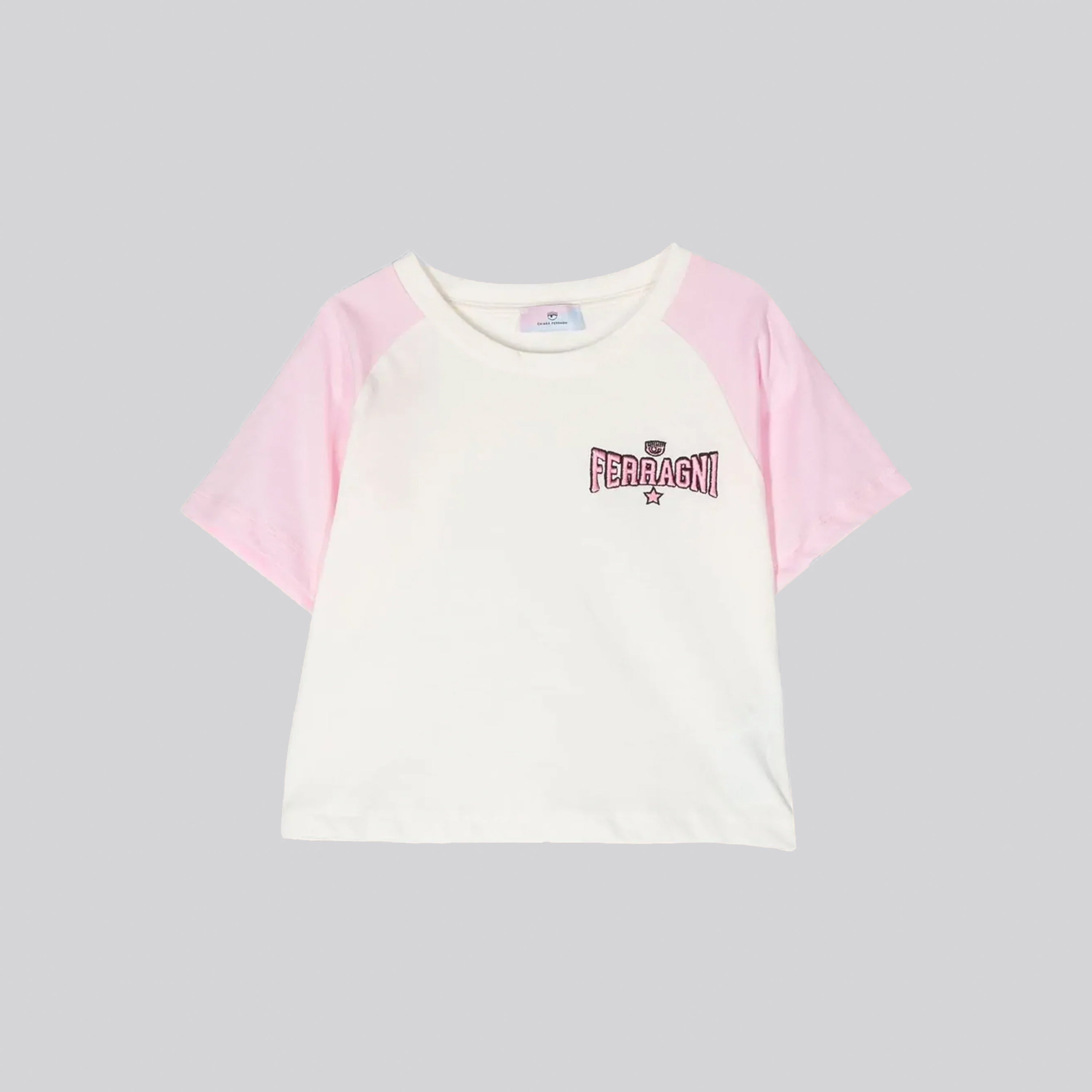 Camiseta Blanca Pink Chiara Ferragni Star