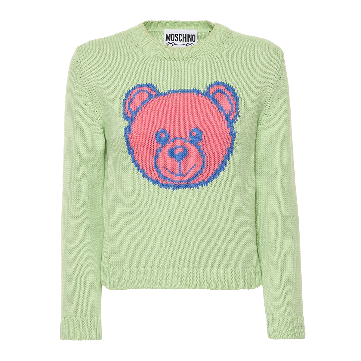 Buzo Verde Moschino Couture Teddy Face