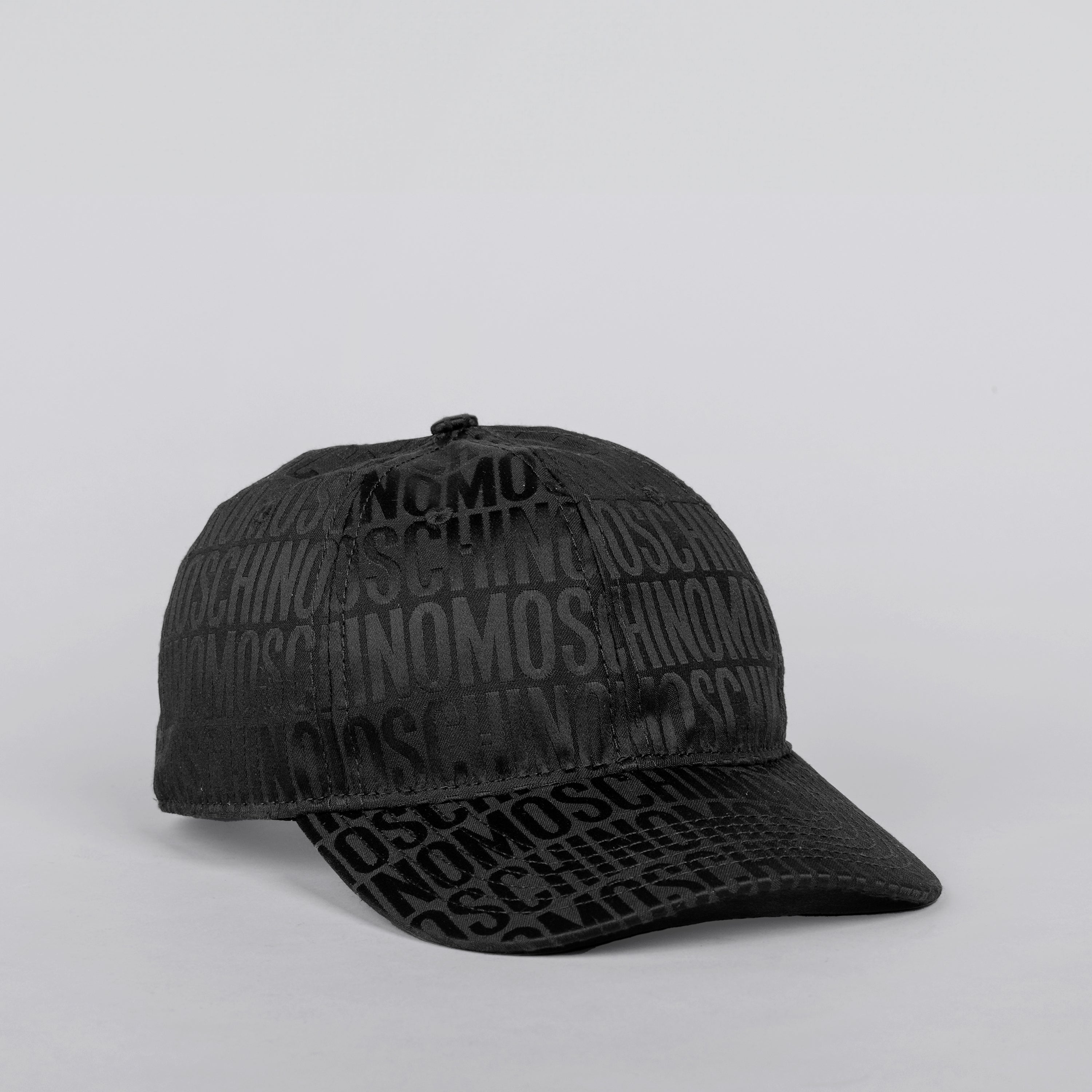 Gorra Negra Moschino Couture Monogram