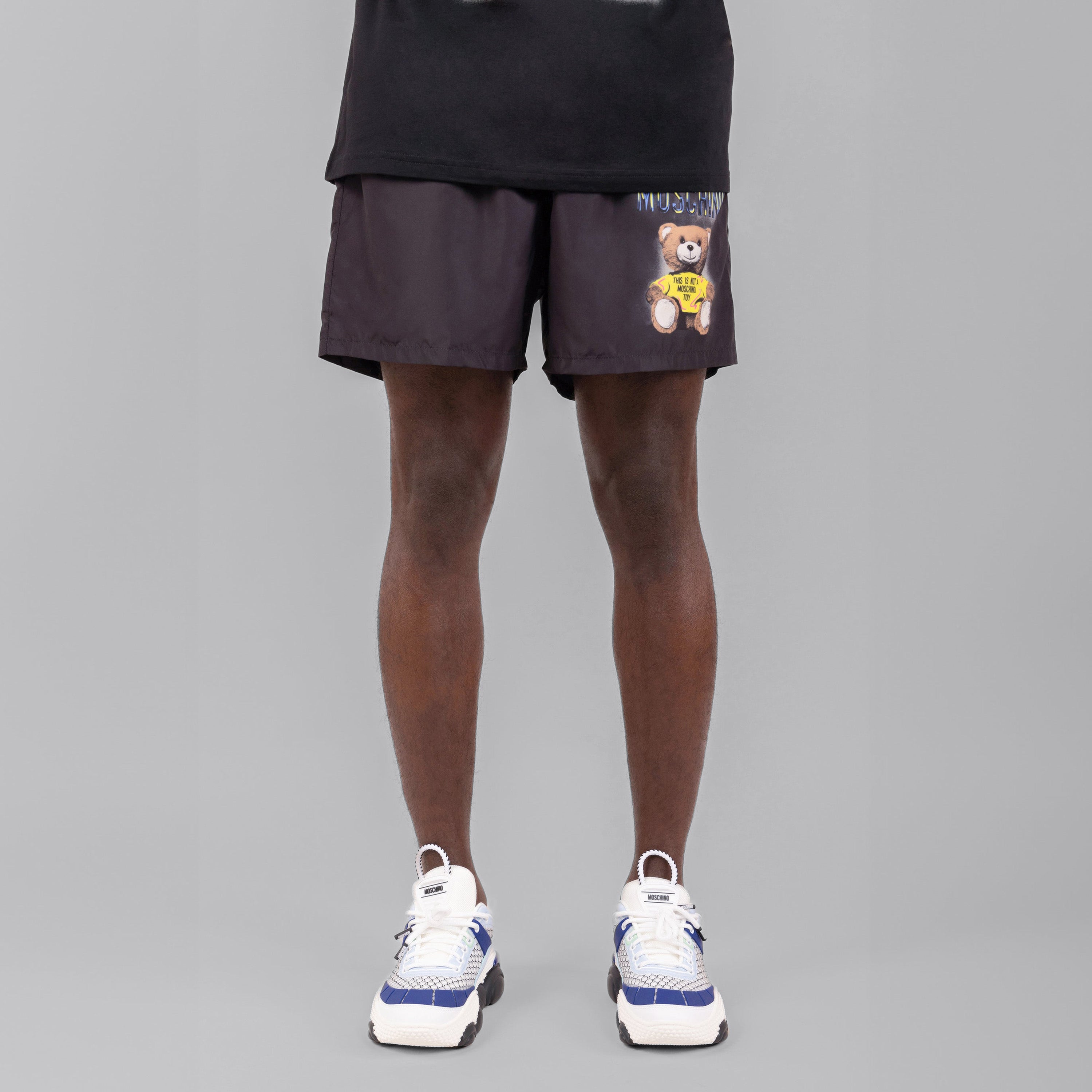 Pantaloneta Negra Moschino Couture Bear T-Shirt
