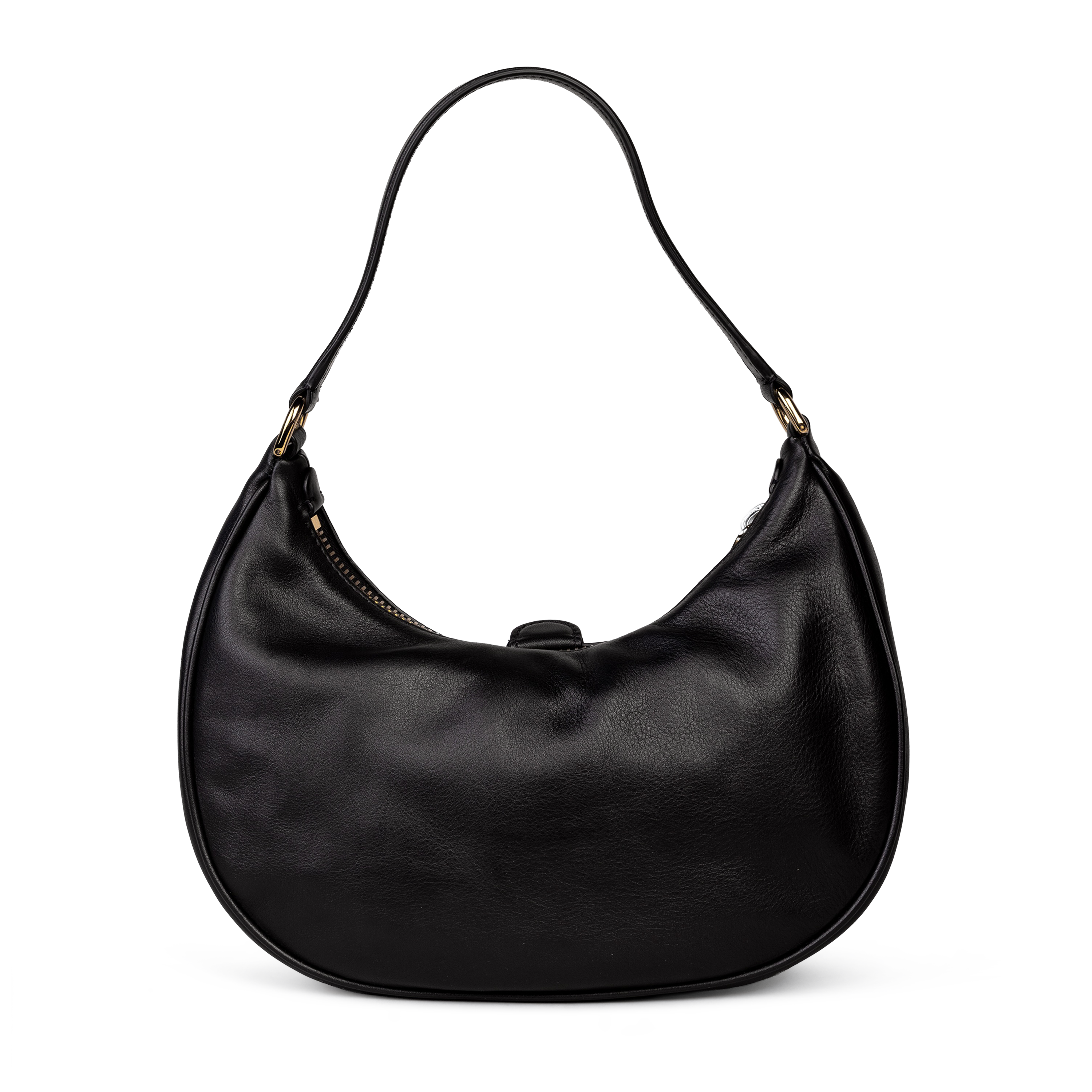 Cartera Negra Moschino Couture Gold Logo