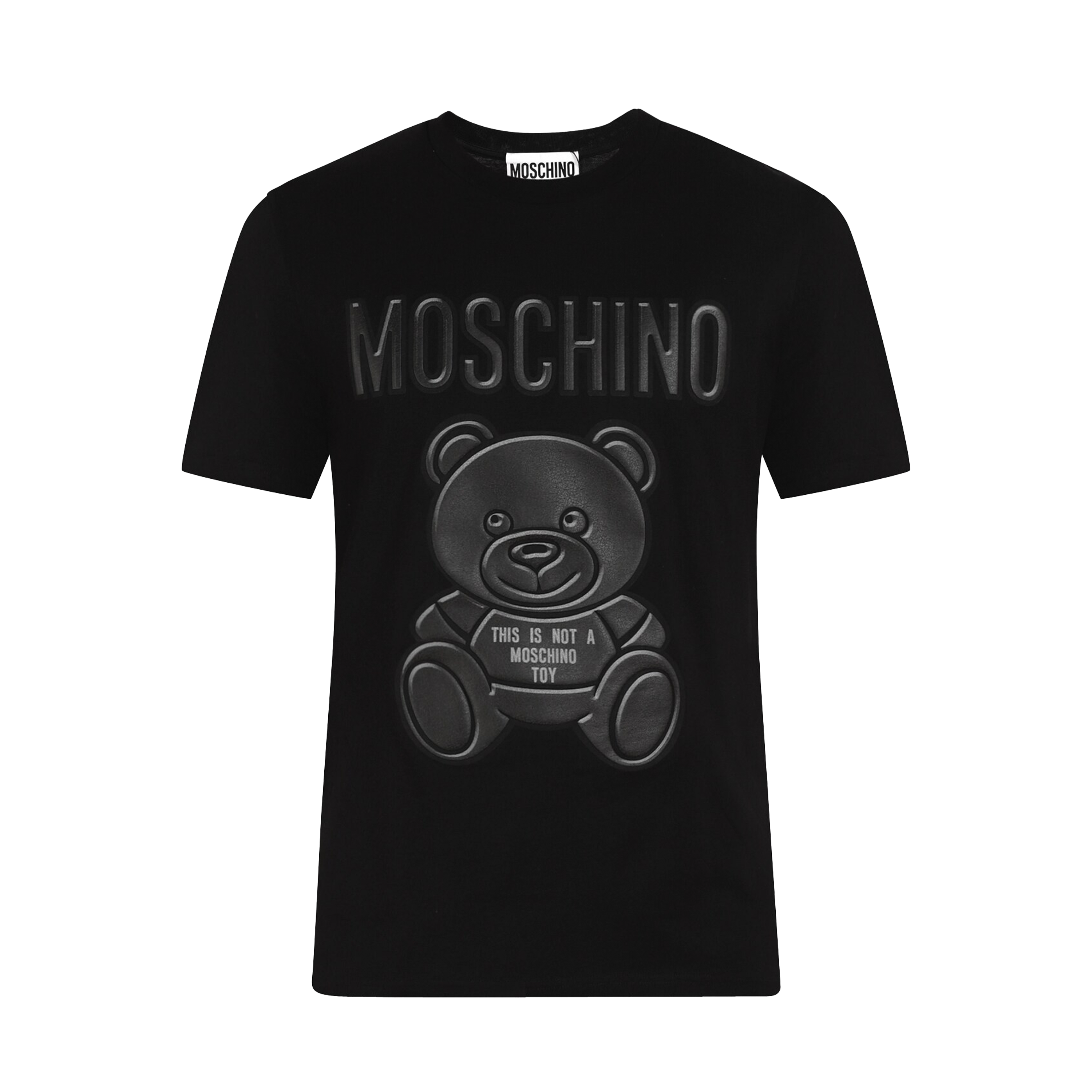 Camiseta Negra Moschino Big Teddy