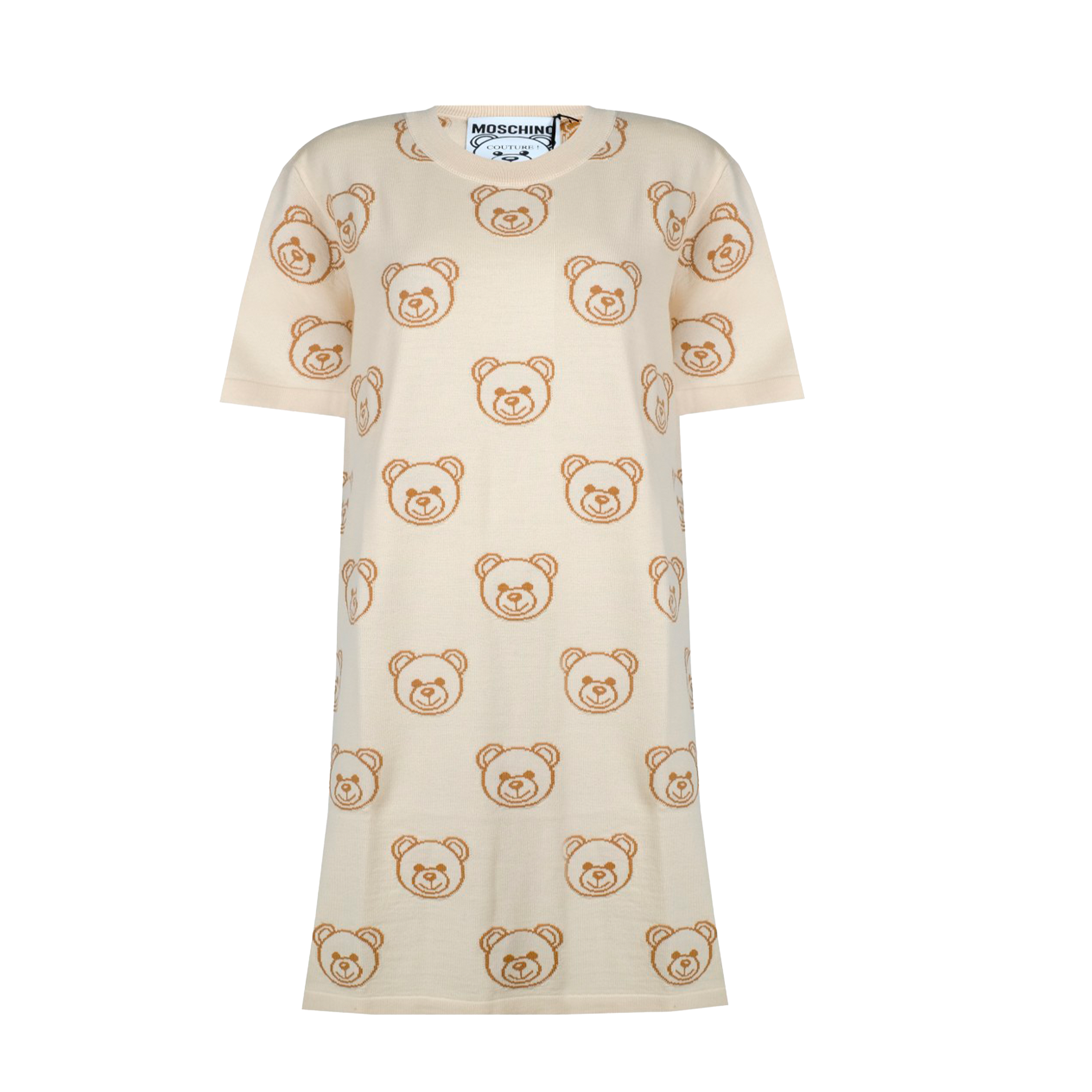 Vestido Rosado Moschino Multi Teddy