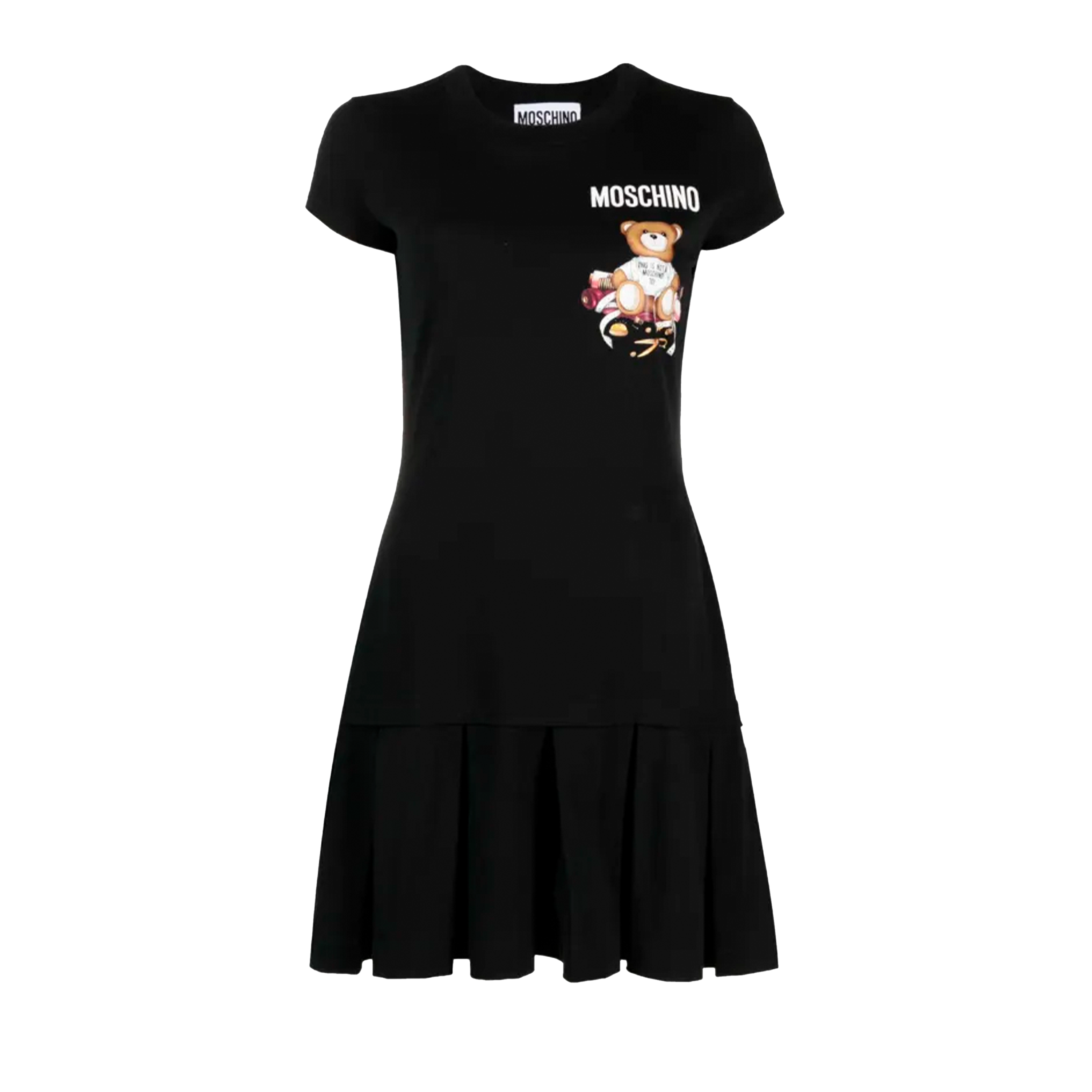 Vestido Negro Moschino Taylor Teddy