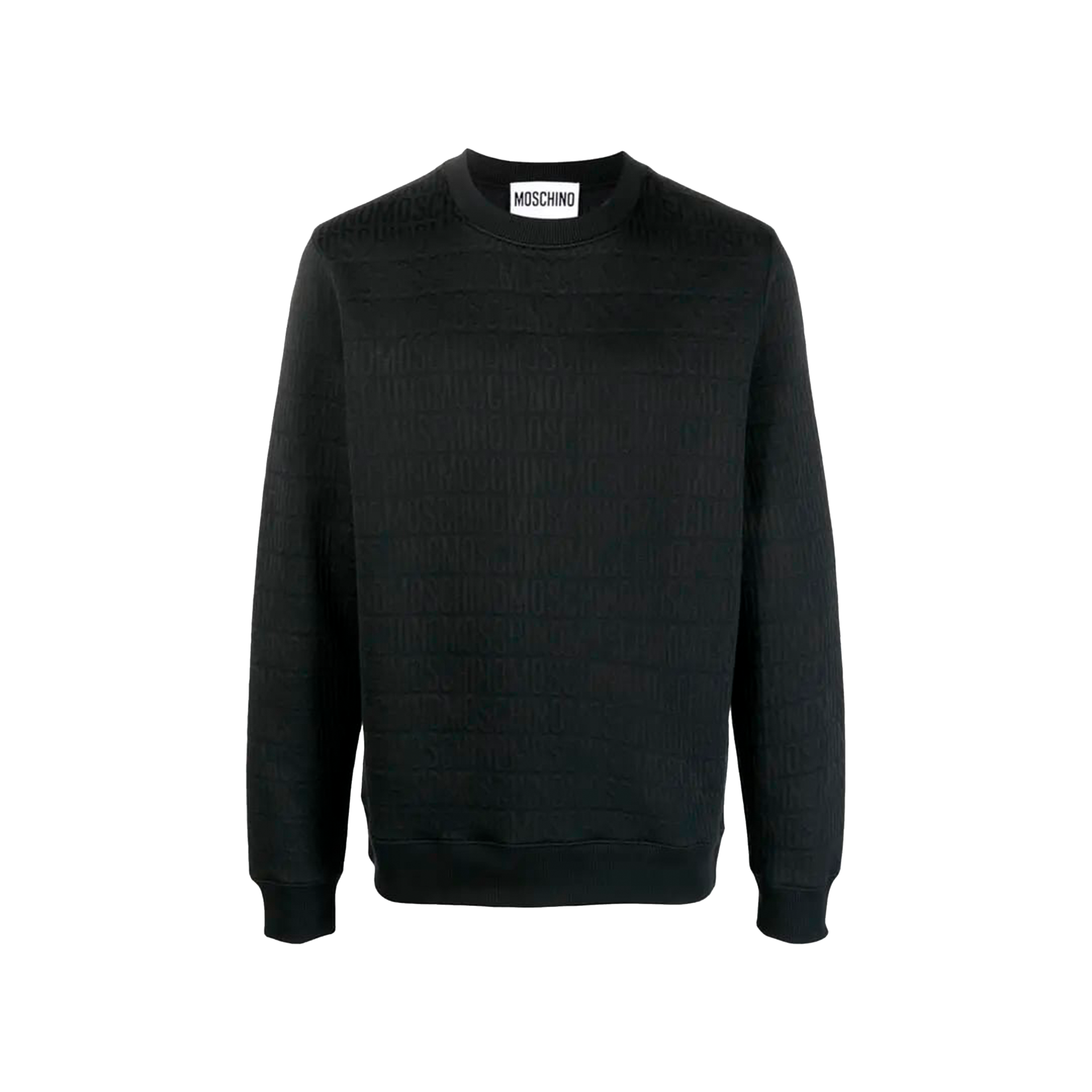 Buzo Negro Moschino Monogram