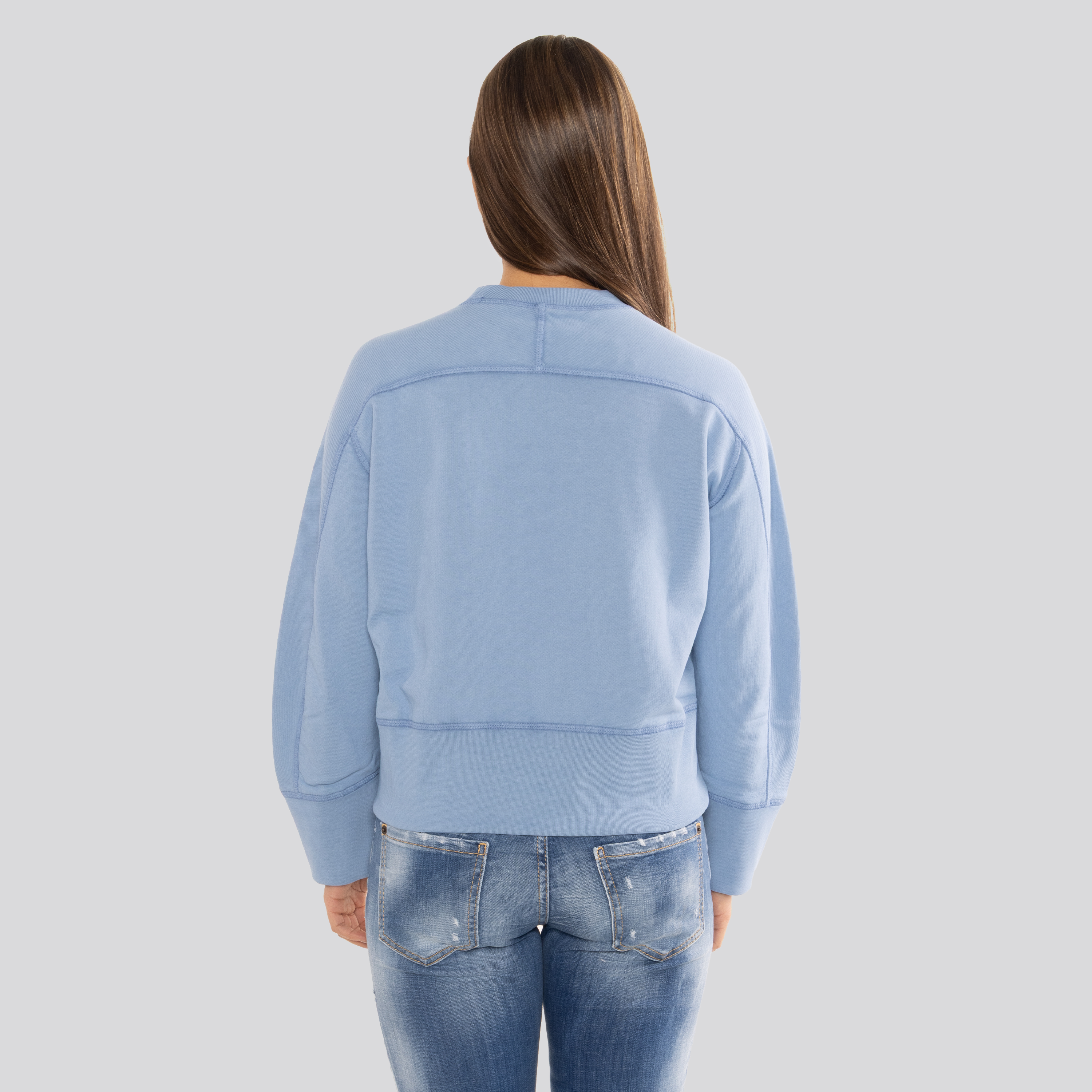 Buzo Azul Dsquared2 Logo