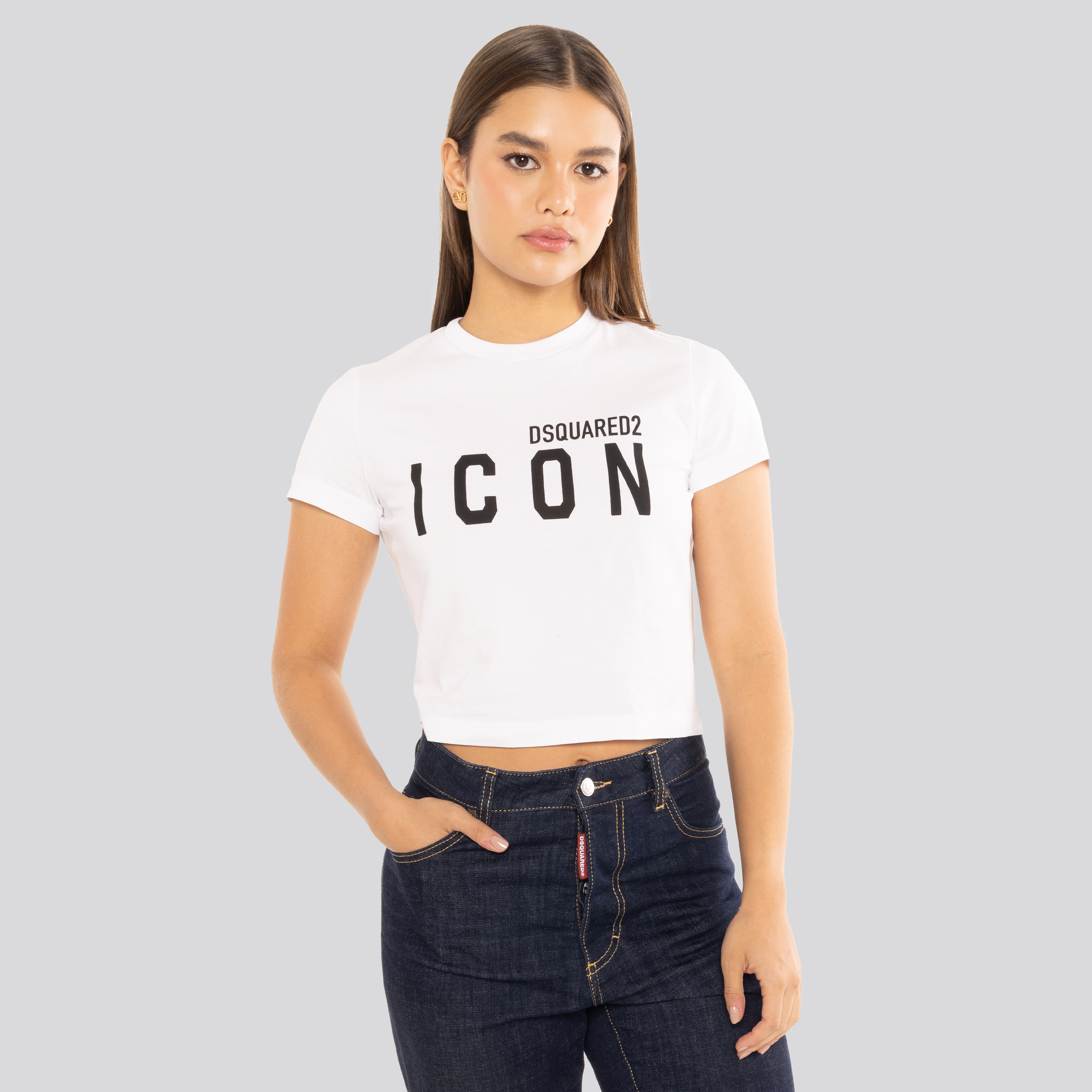 Camiseta Blanca Dsquared2 Icon