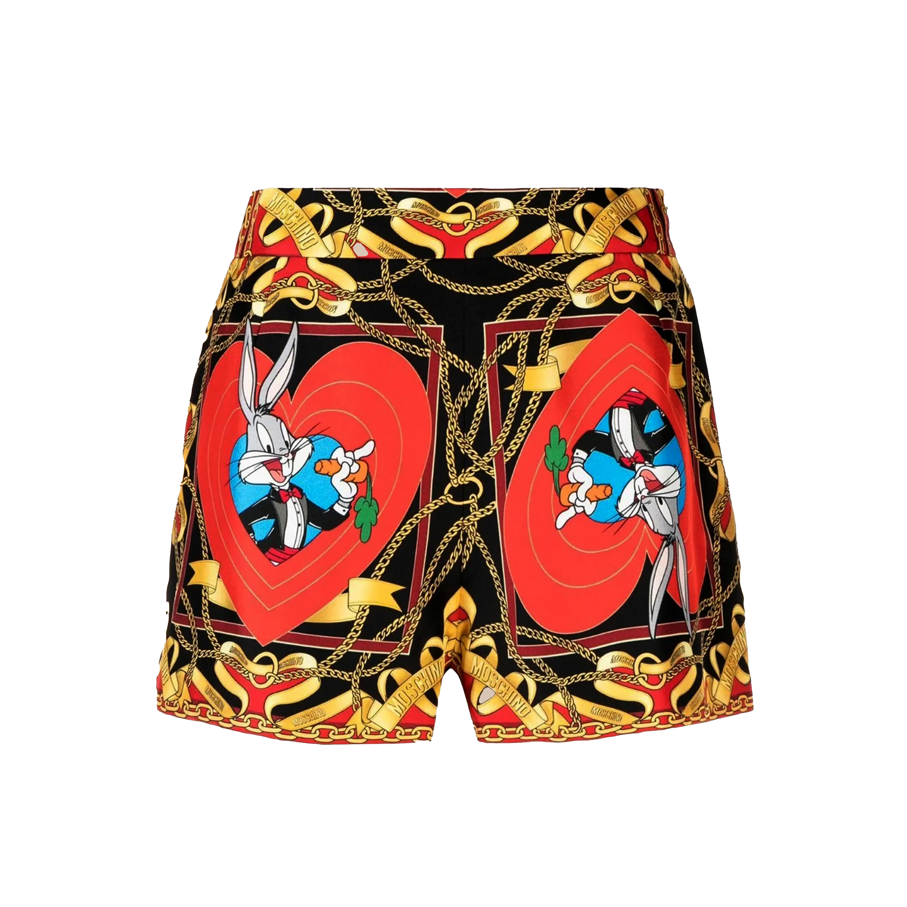 Short Rojo Moschino Couture Bad Bunny