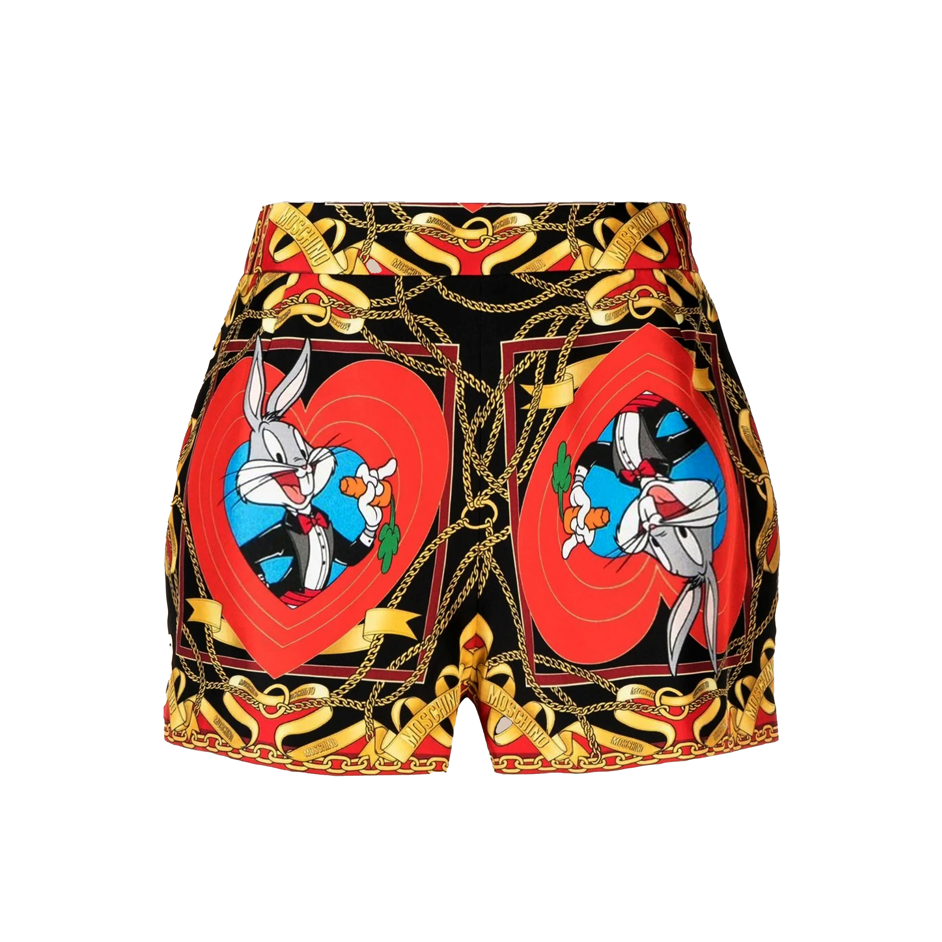 Short Rojo Moschino Couture Bad Bunny